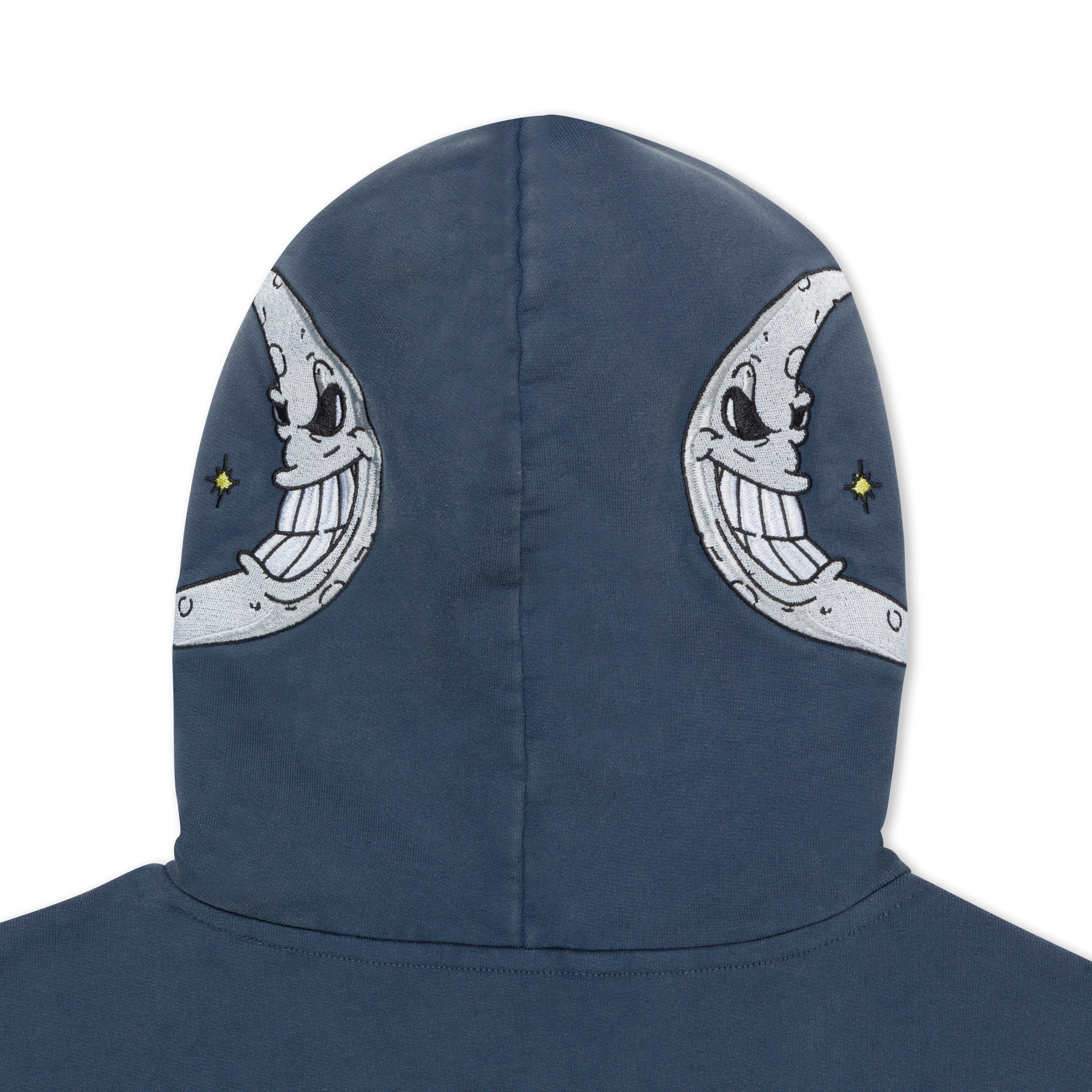 RIPNDIP Oracle Double Hood Hoodie (Navy Mineral Wash)