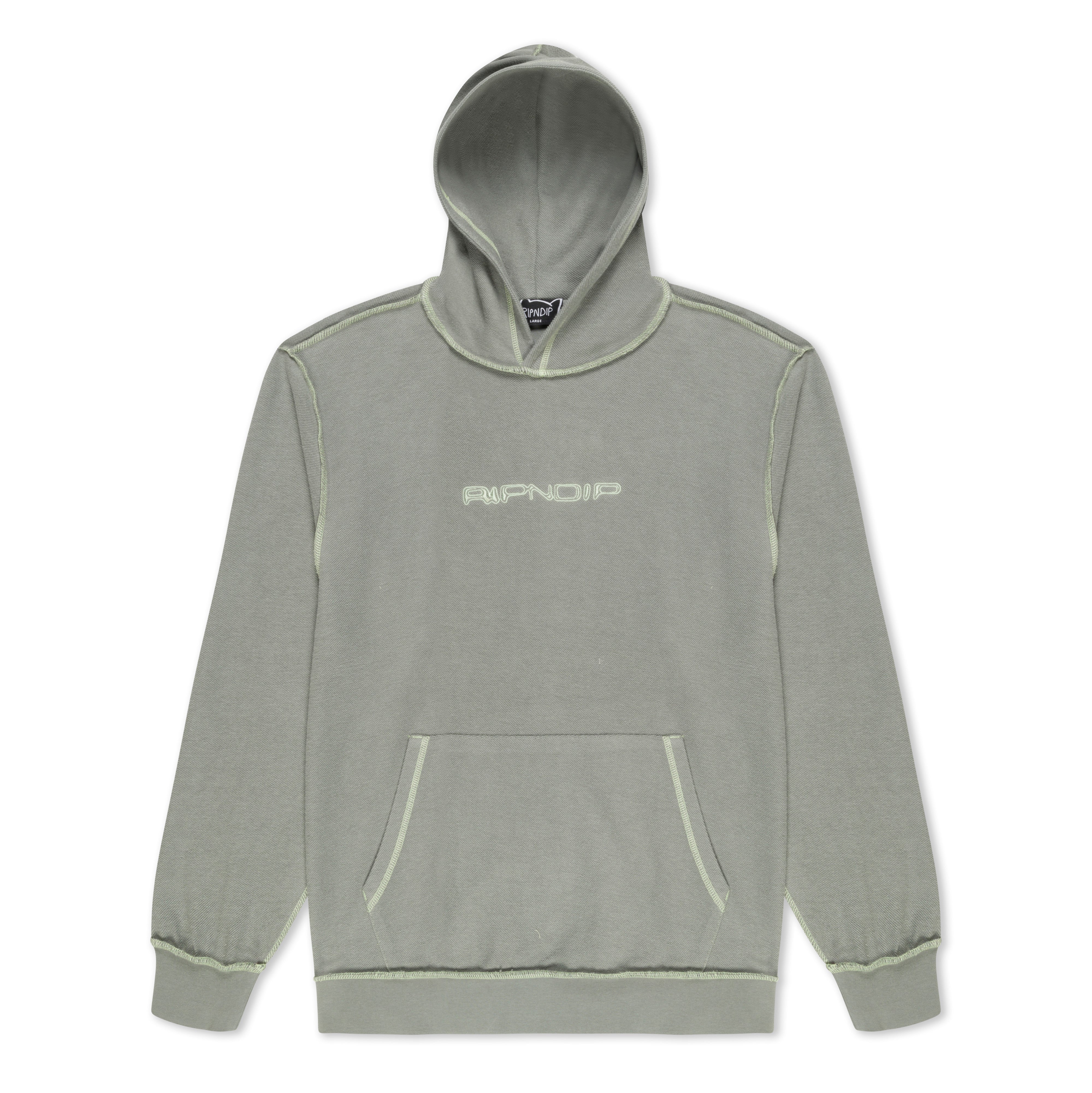 RIPNDIP Saturn Reverse Stitch Fleece Hoodie (Steel Grey)