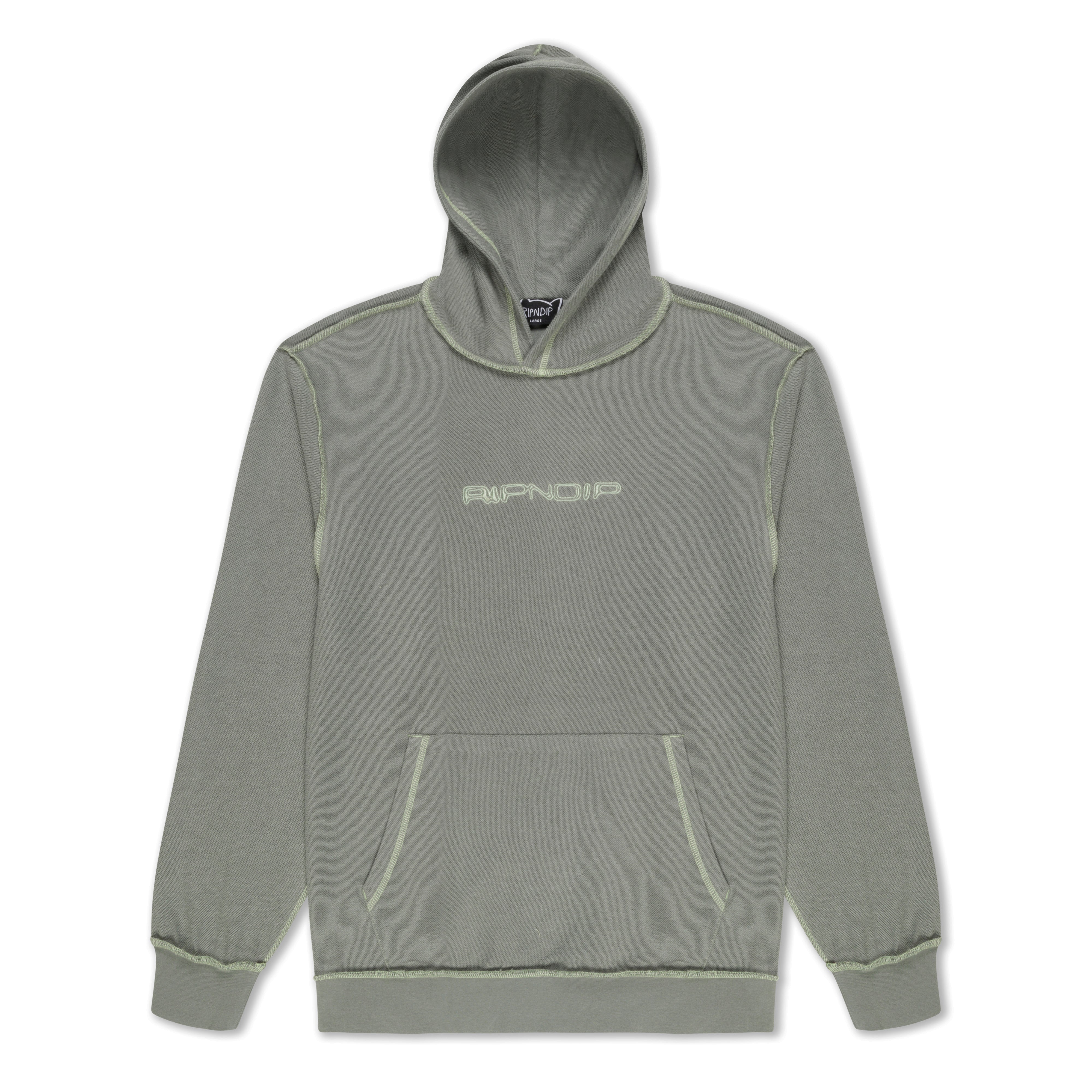 Saturn Reverse Stitch Fleece Hoodie (Steel Grey)