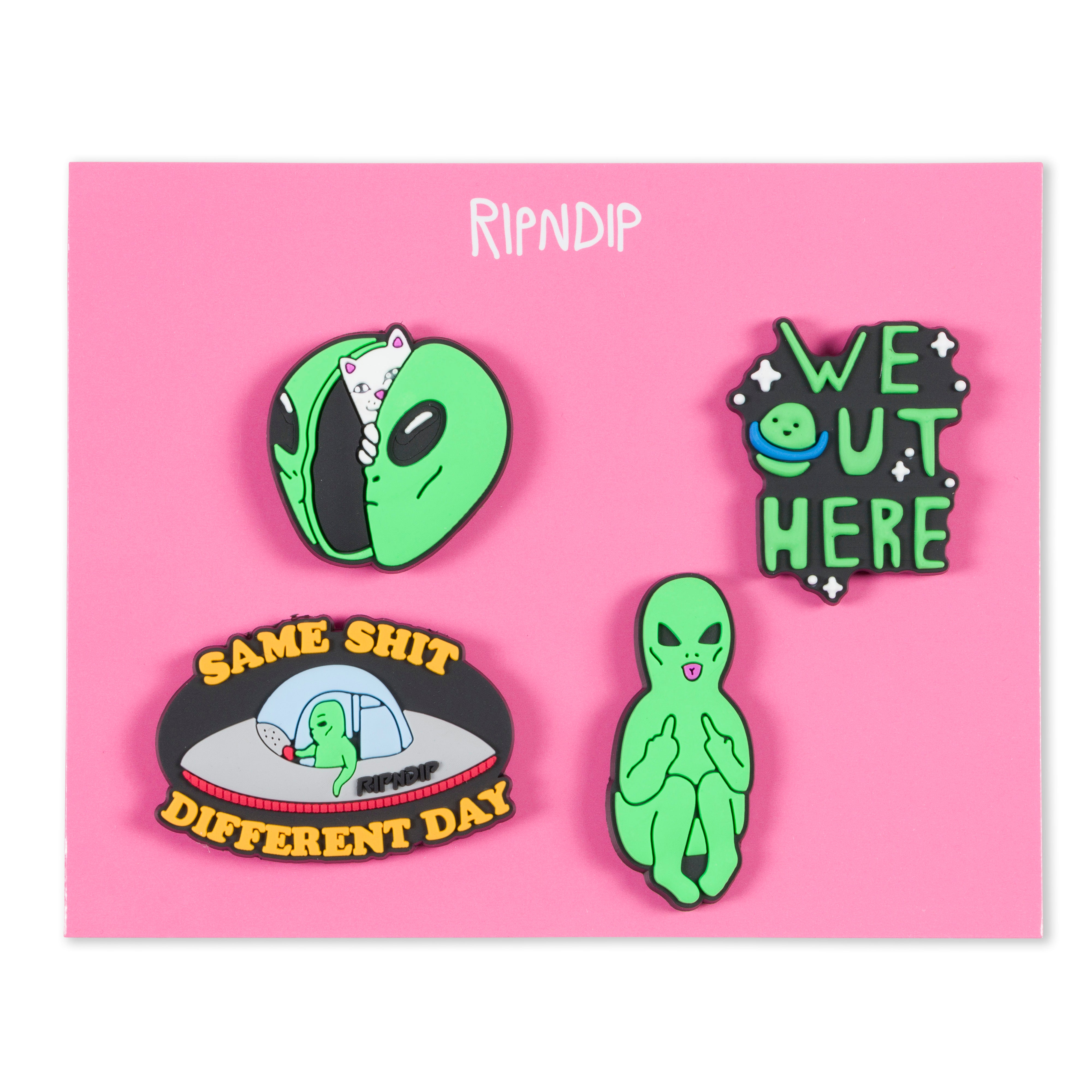 RIPNDIP We Out Here Shoe Charm Pack (Multi)