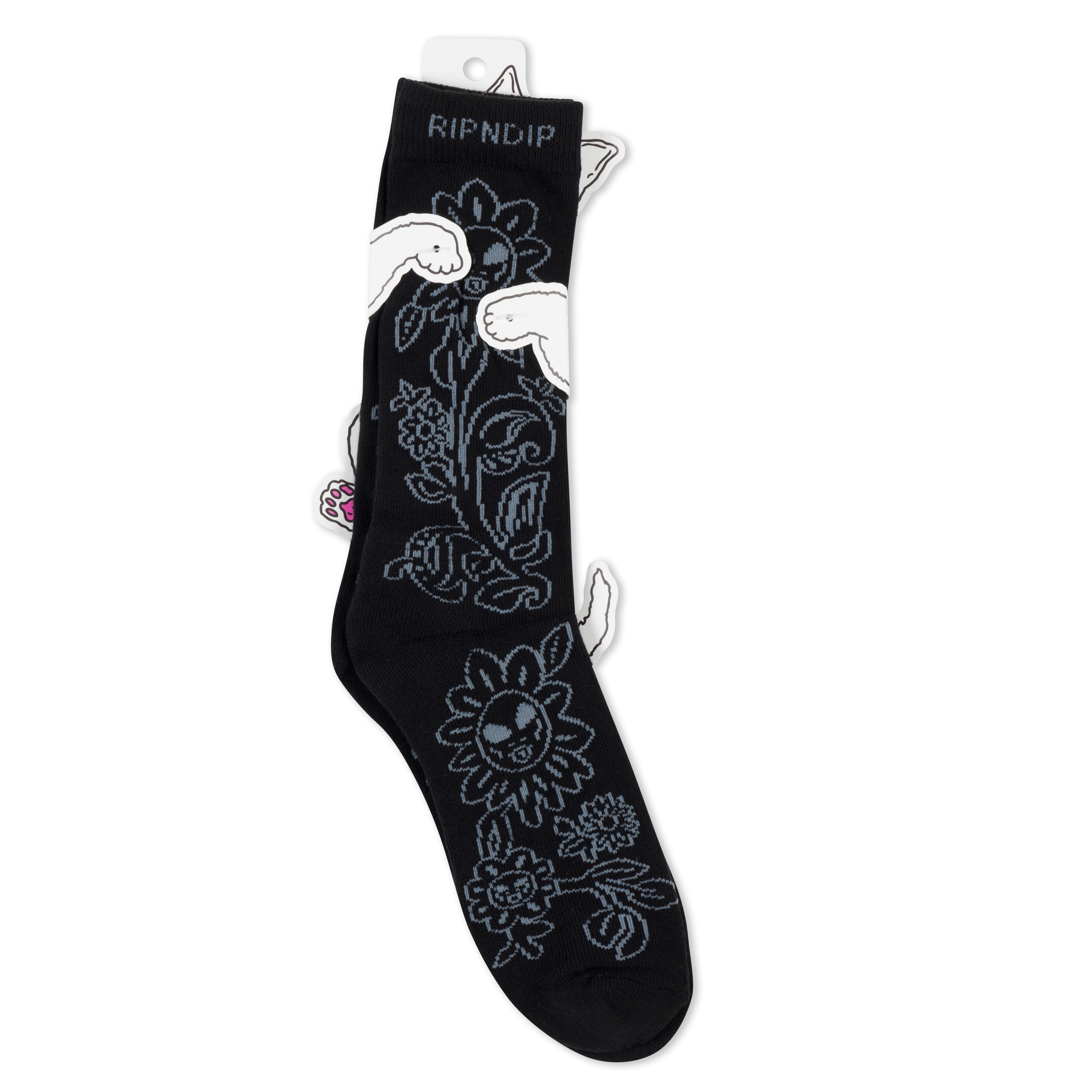 RIPNDIP Space Garden Socks (Black)