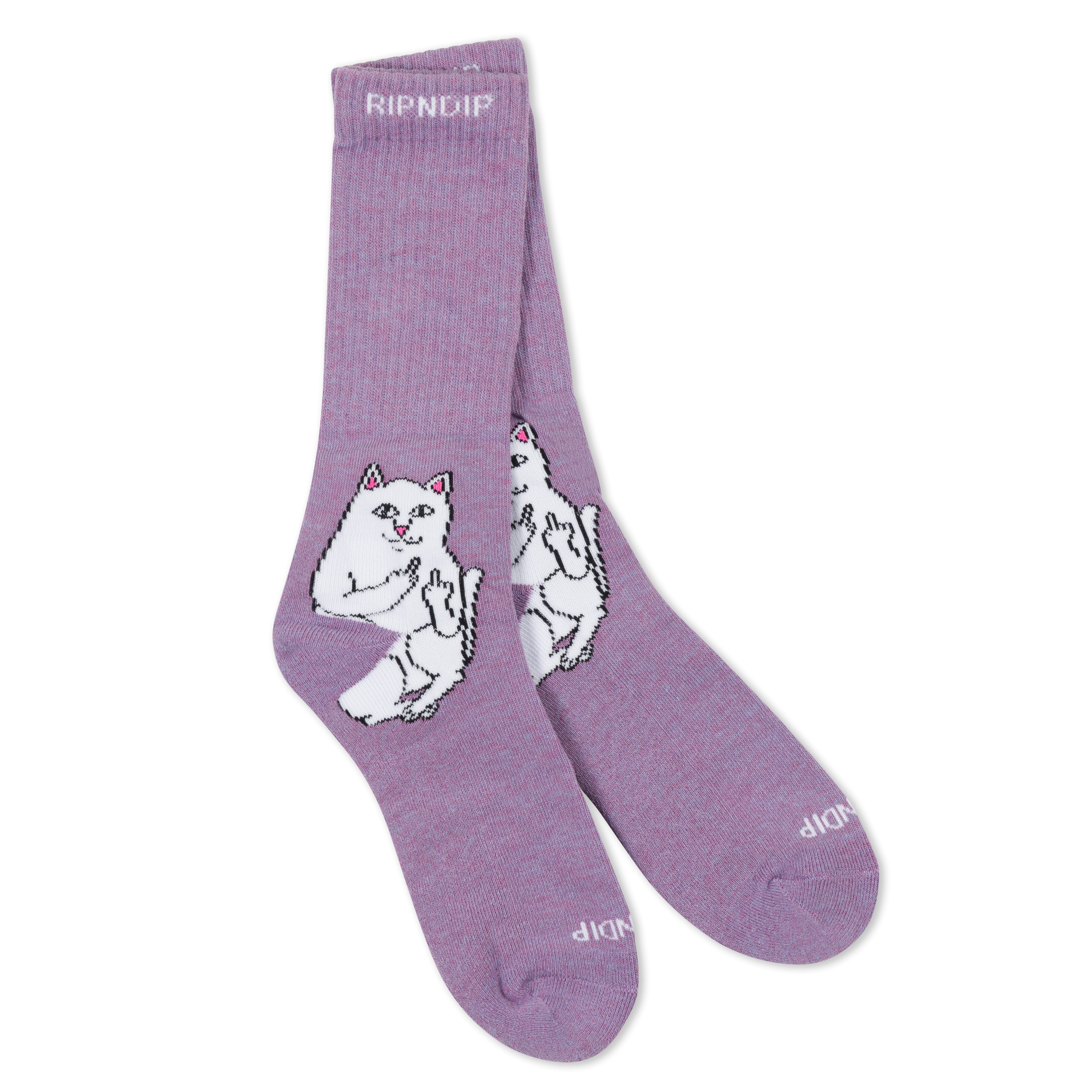 RIPNDIP Lord Nermal Socks (Lilac Heather)