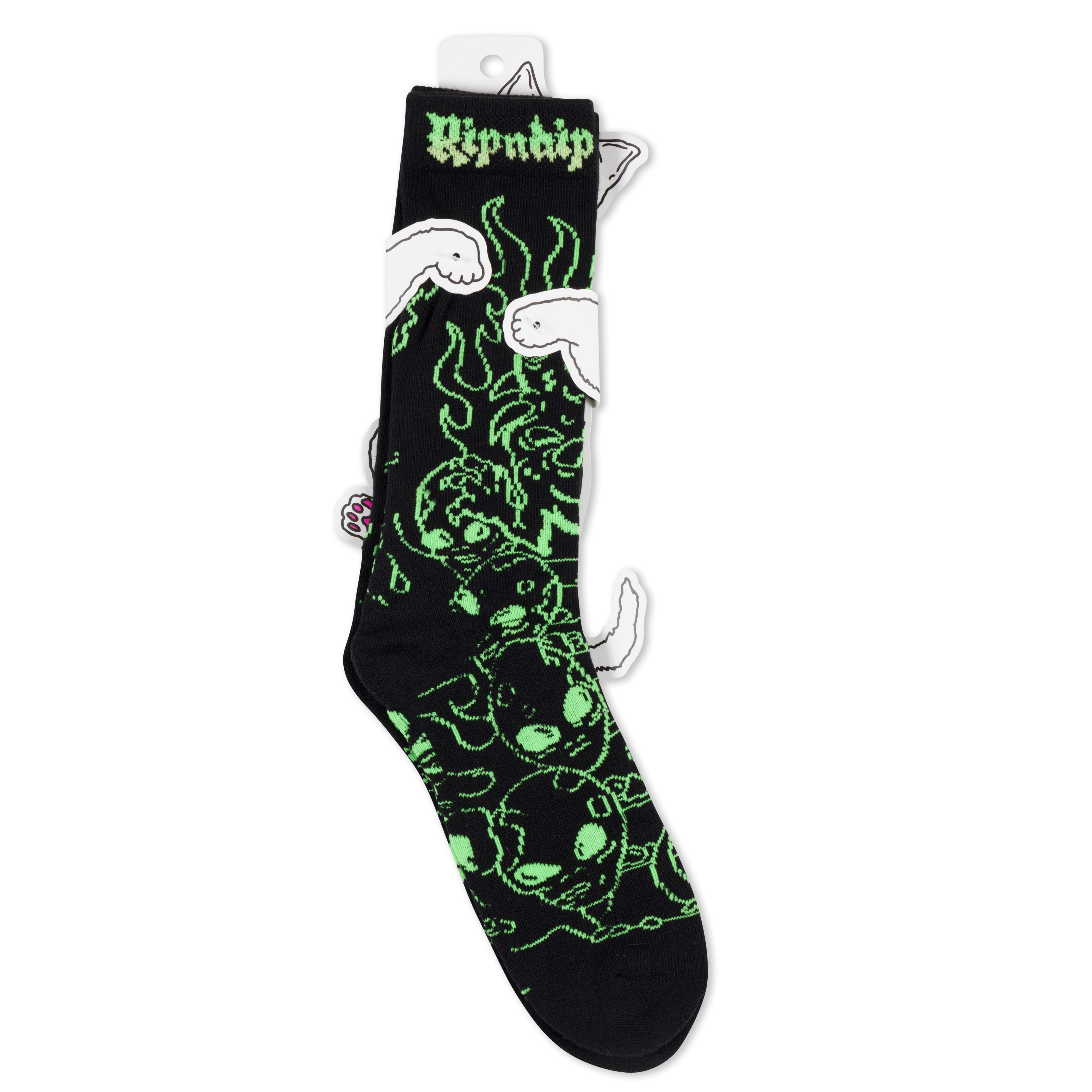 RIPNDIP Horntail Socks (Black)