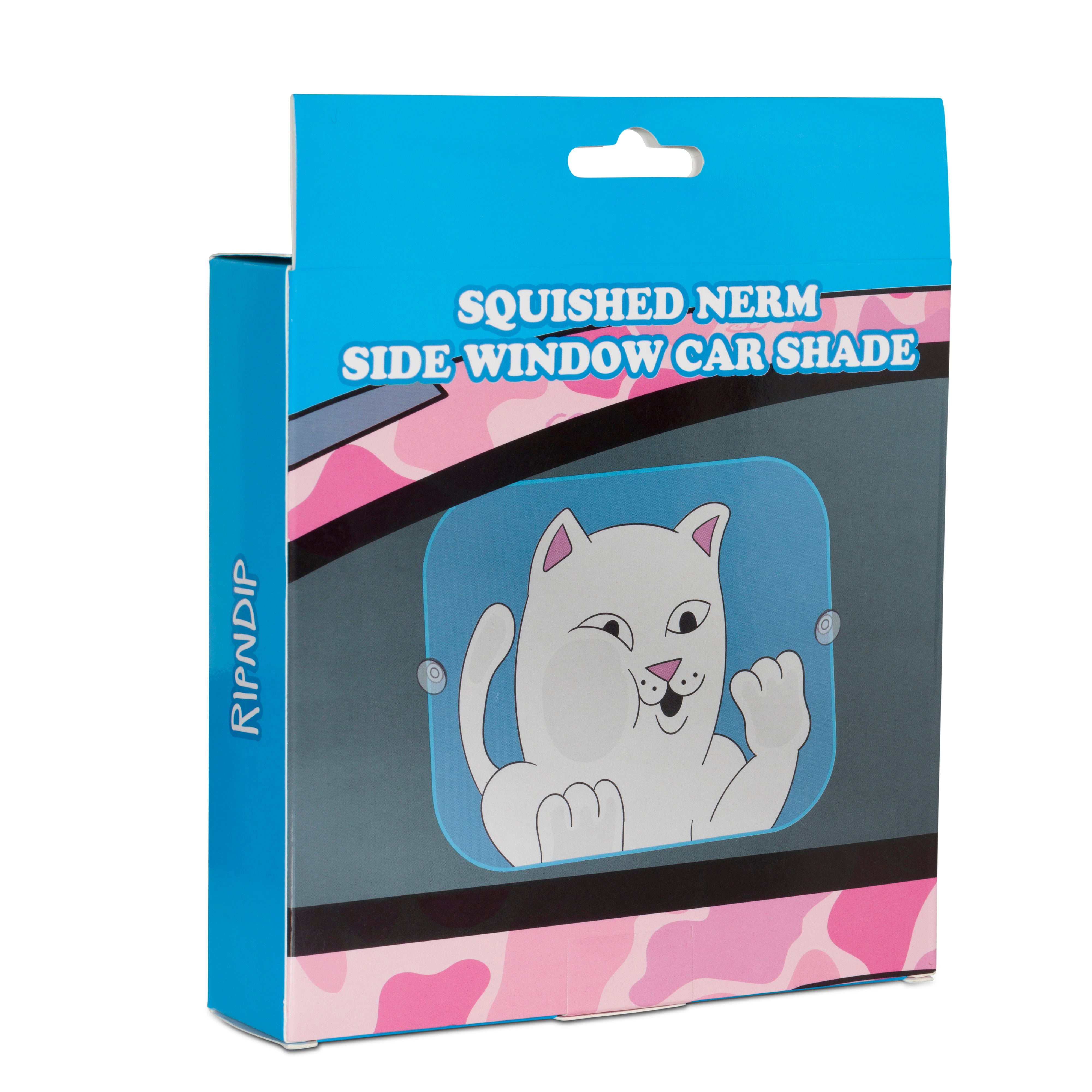 RIPNDIP Squished Nerm Car Side Window Shade (Blue)