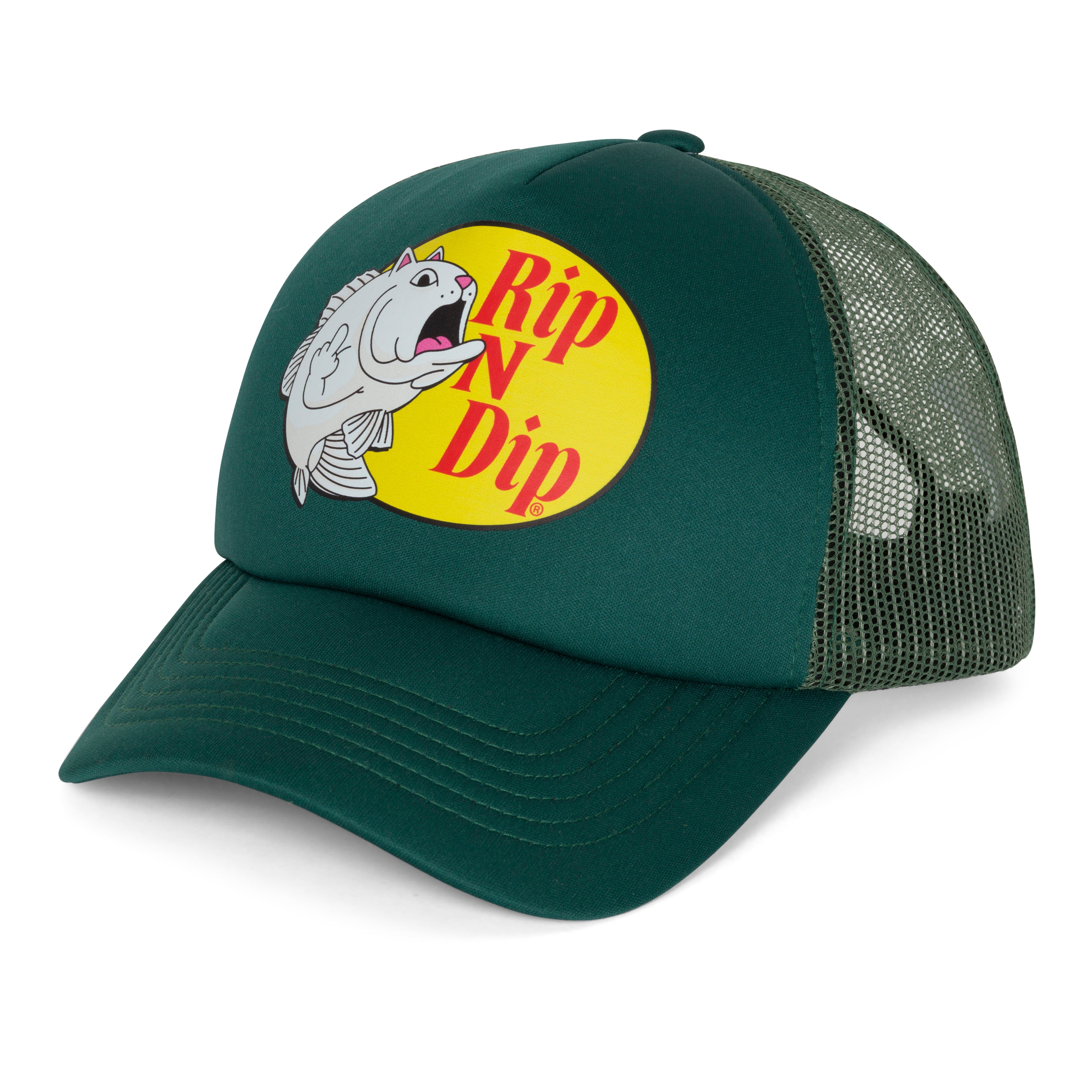 RIPNDIP Catfish Trucker Hat (Light Olive)