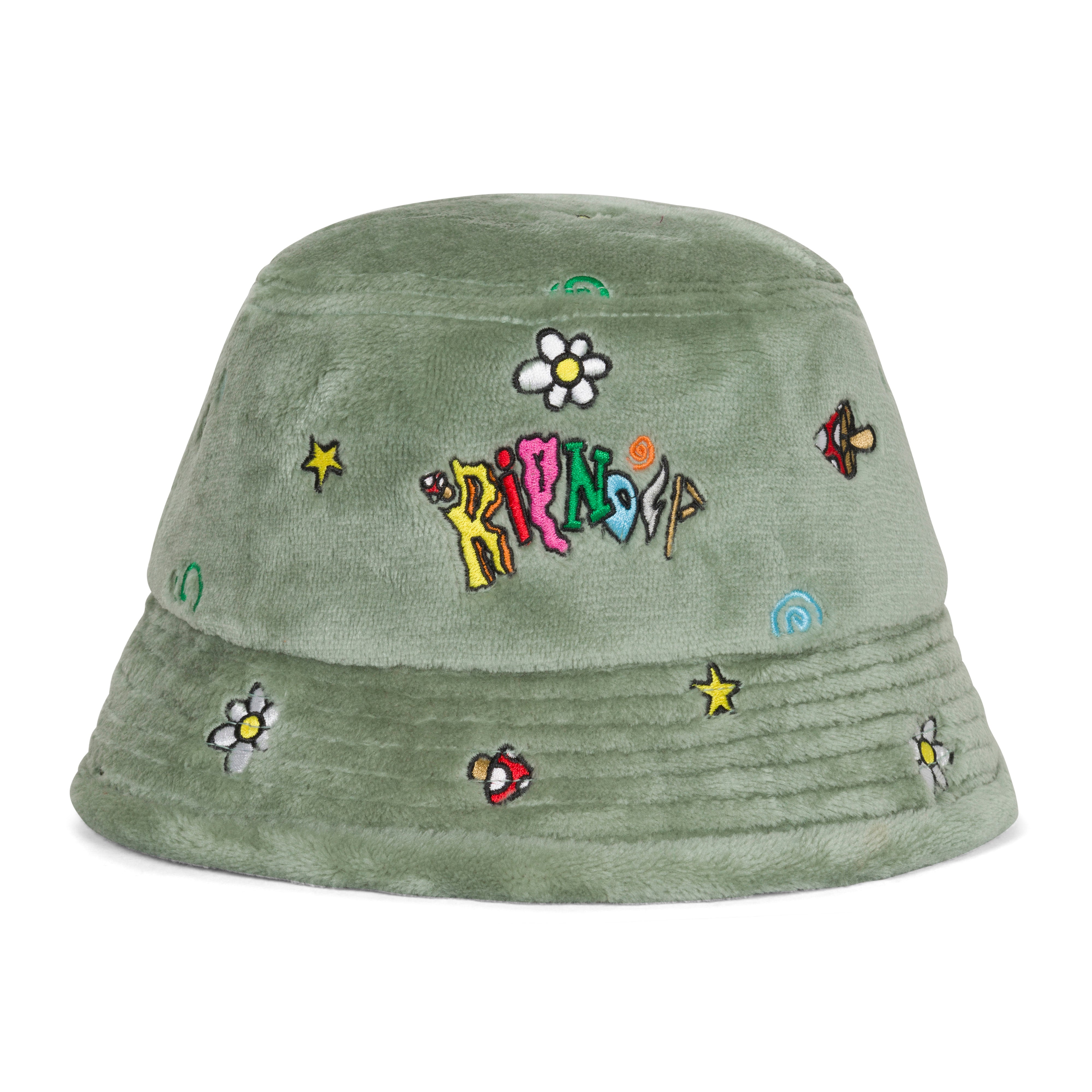 RIPNDIP Broken Down Sherpa Bucket Hat (Light Sage)