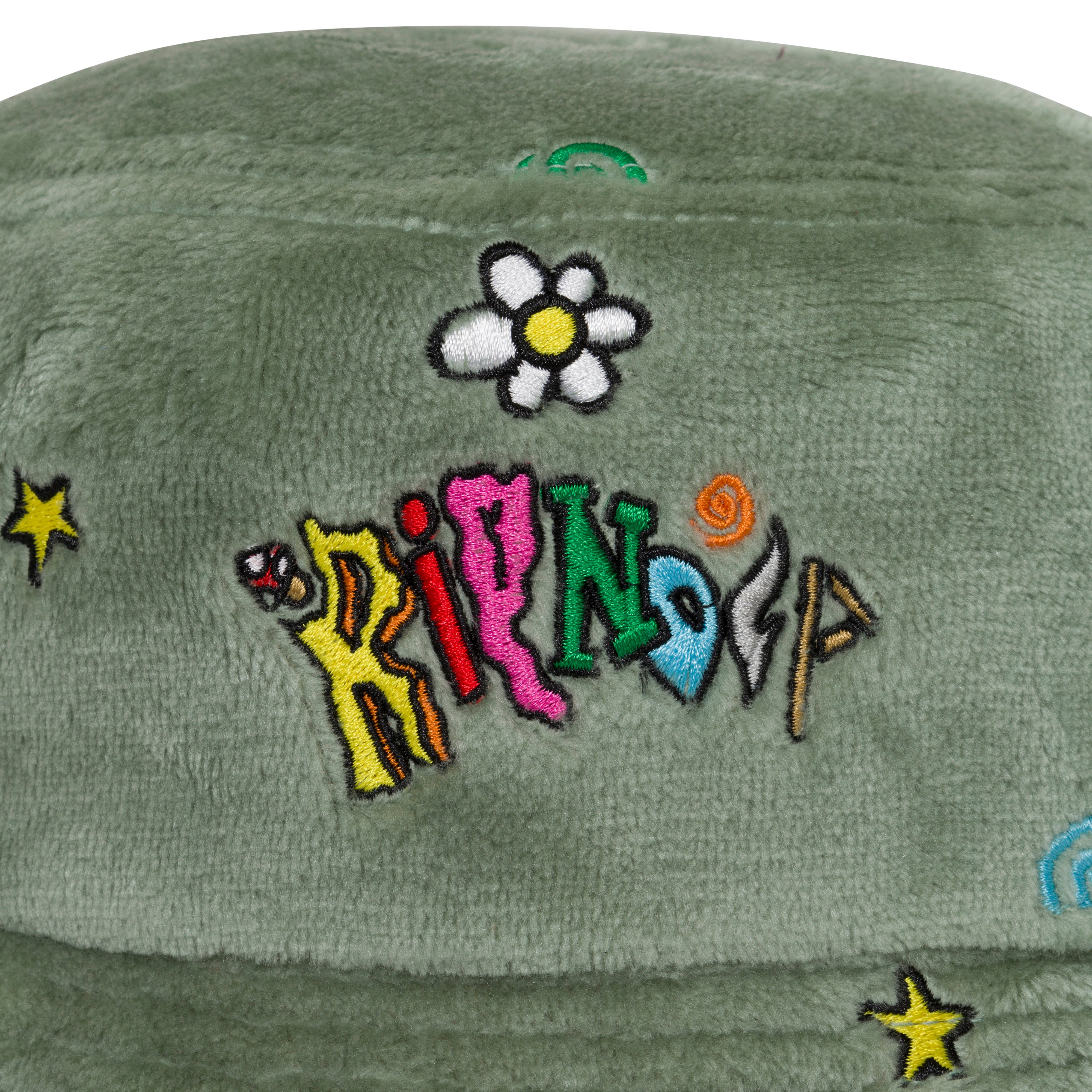 RIPNDIP Broken Down Sherpa Bucket Hat (Light Sage)