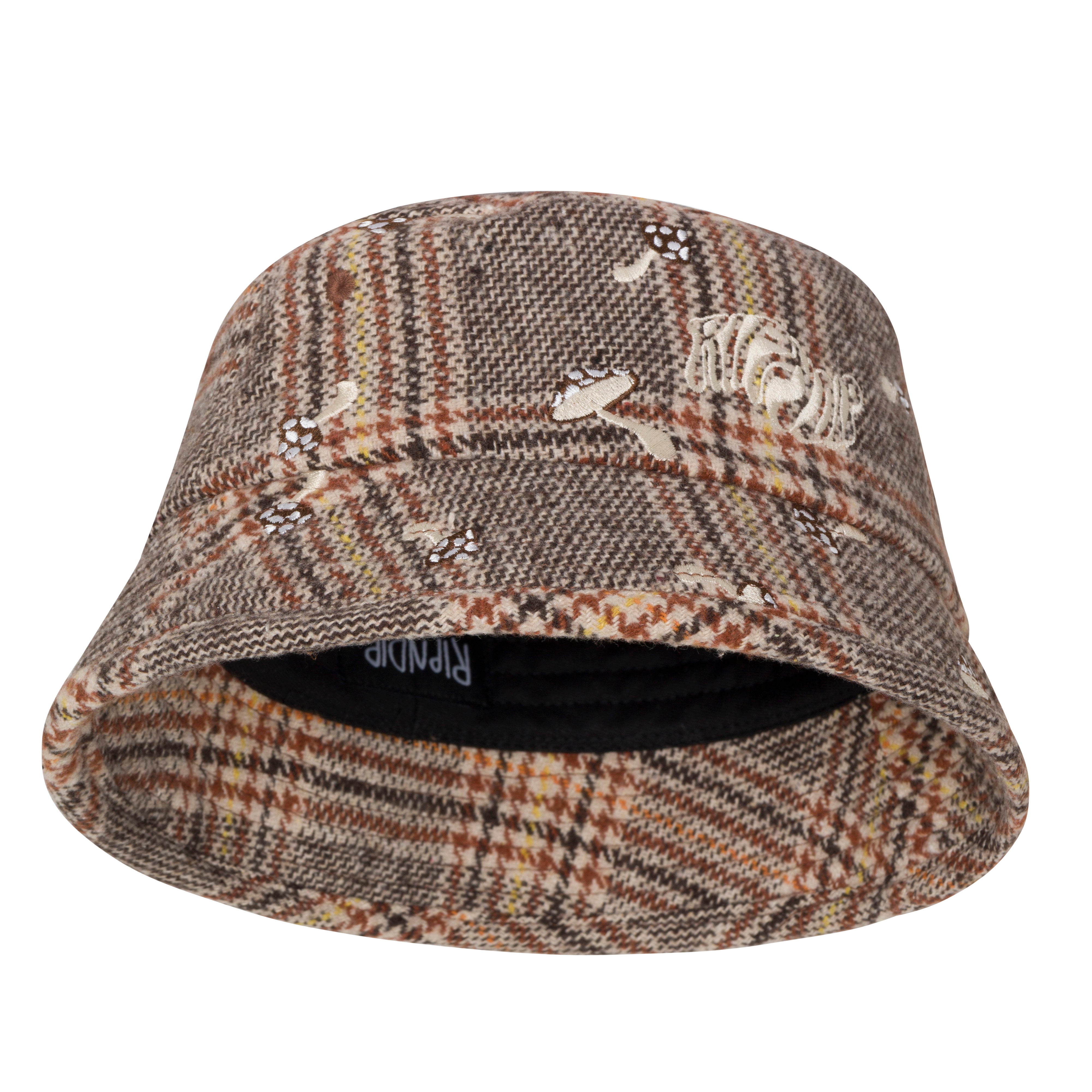 RIPNDIP Euphoria Bucket Hat (Brown Plaid)