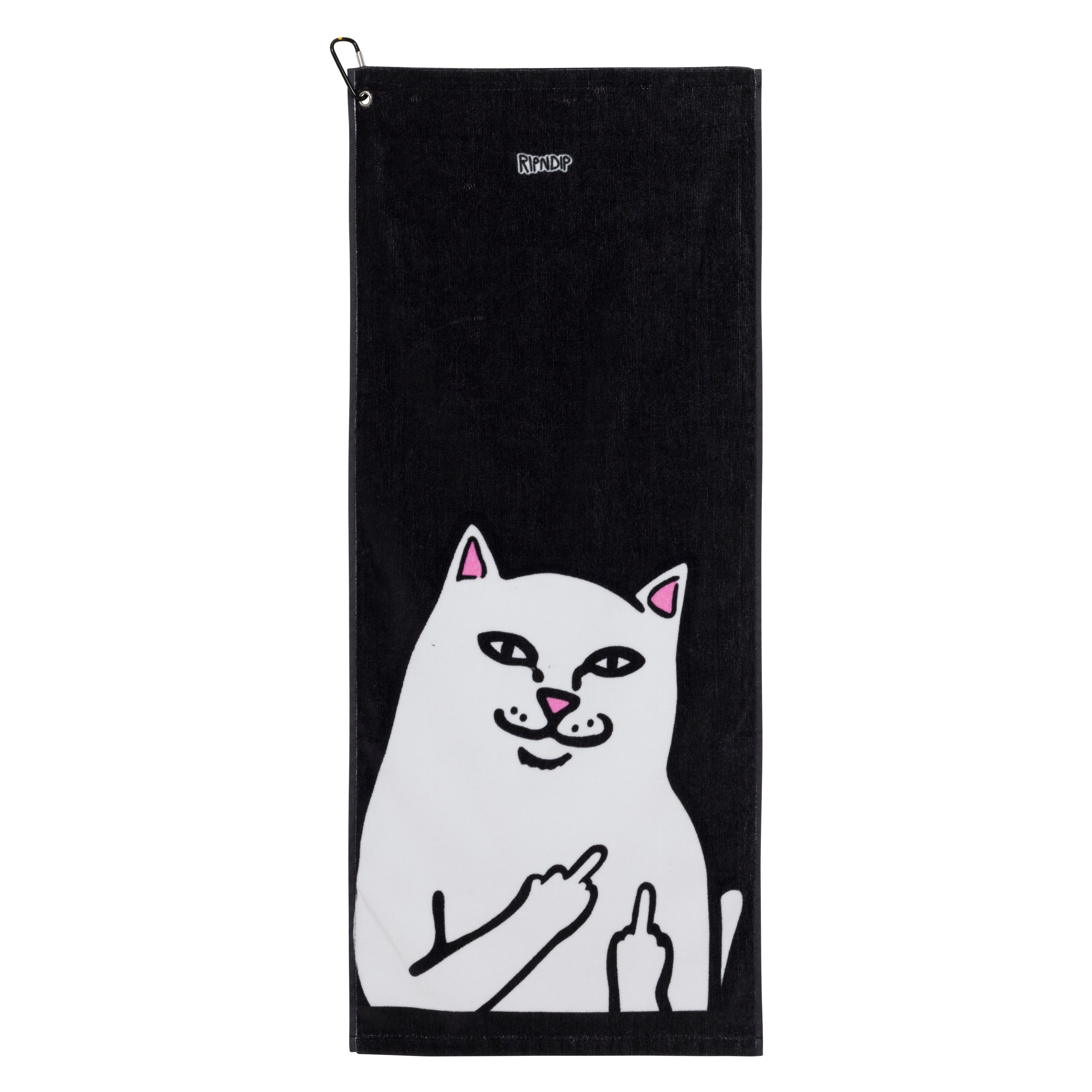 RIPNDIP Lord Nermal Golf Towel (Black)