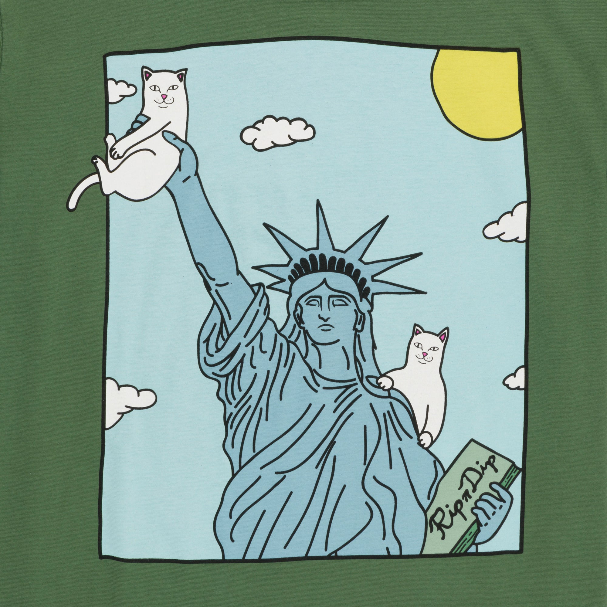 RIPNDIP Liberty Pocket Tee (Olive)