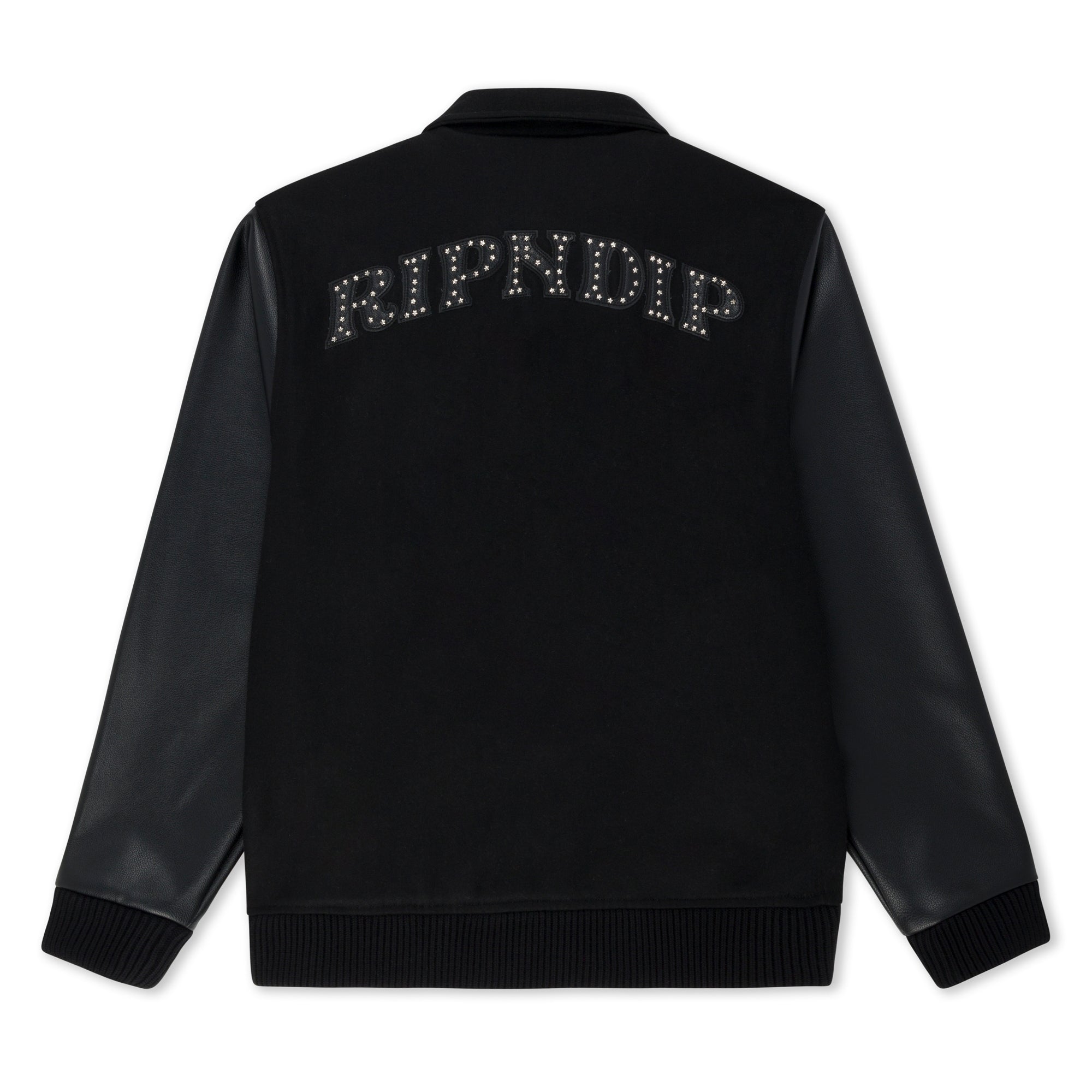 Rari Varsity Jacket (Black) – RIPNDIP