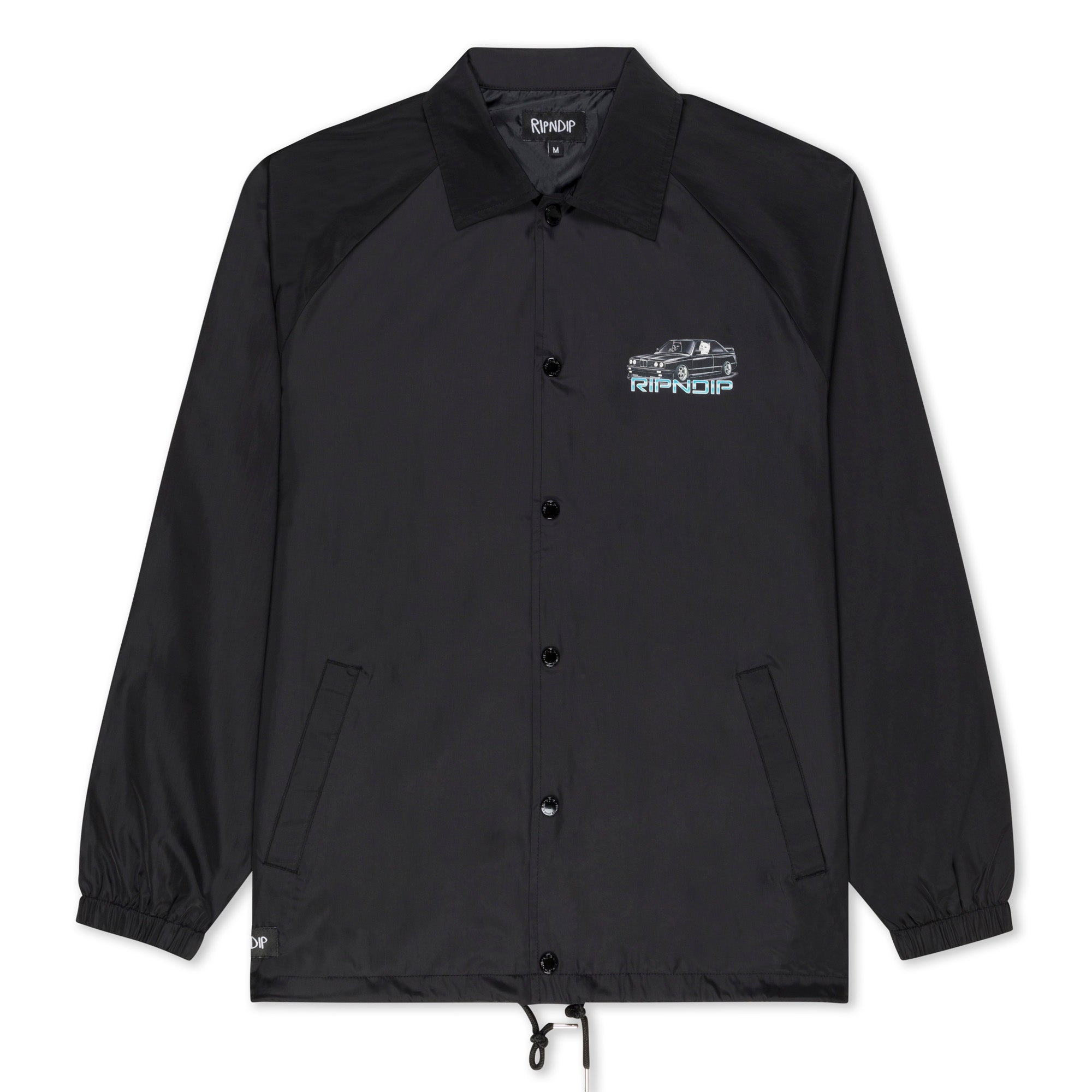 RIPNDIP Vroom Vroom Coaches Jacket (Black)