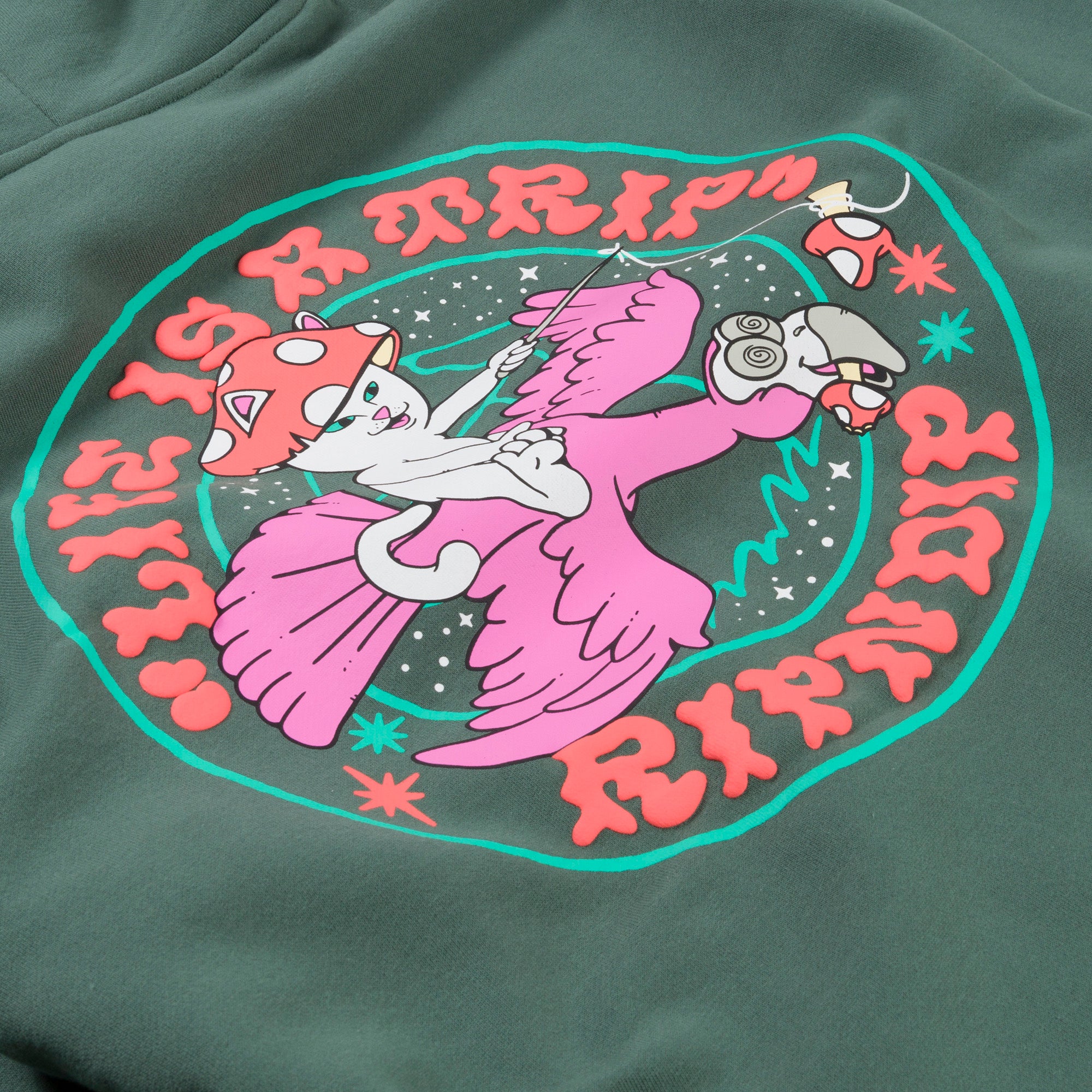 RIPNDIP Take A Trip Hoodie (Alpine Green)