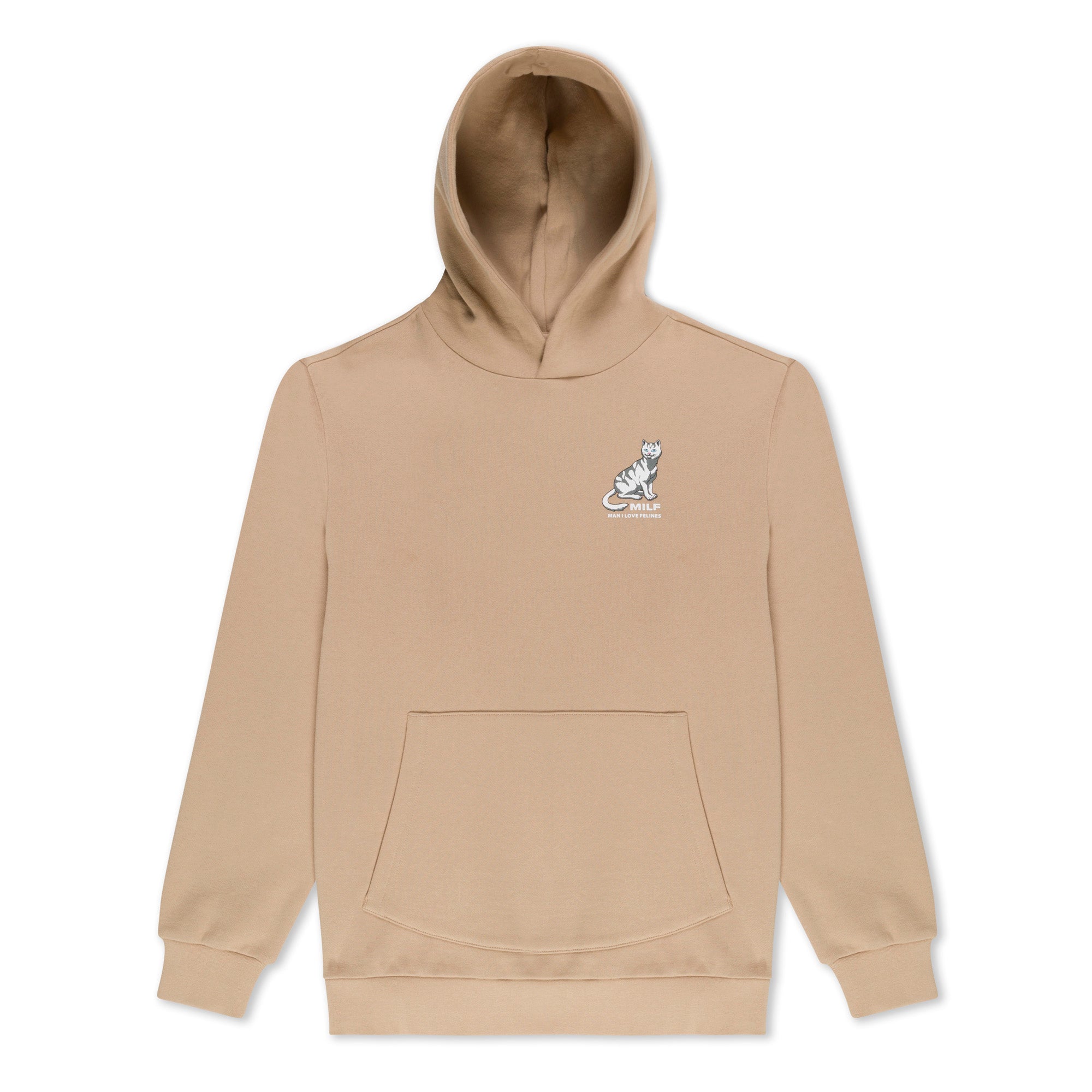 RIPNDIP Man I Love Felines Hoodie (Almond)