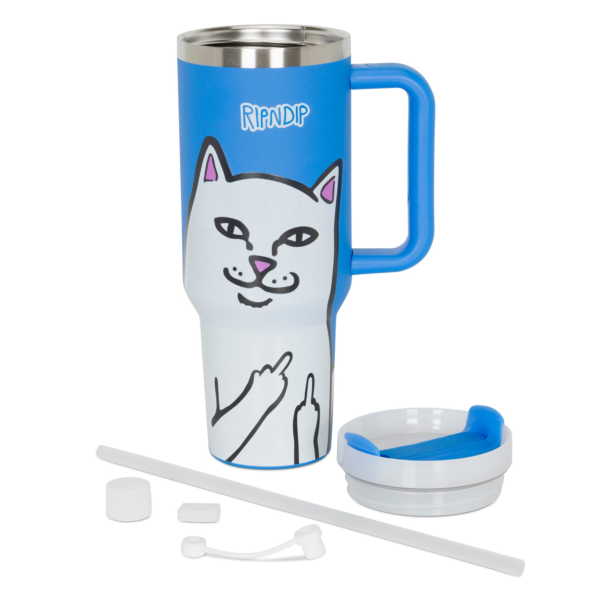 RIPNDIP Lord Nermal Big Ol Cup Tumbler (Blue)