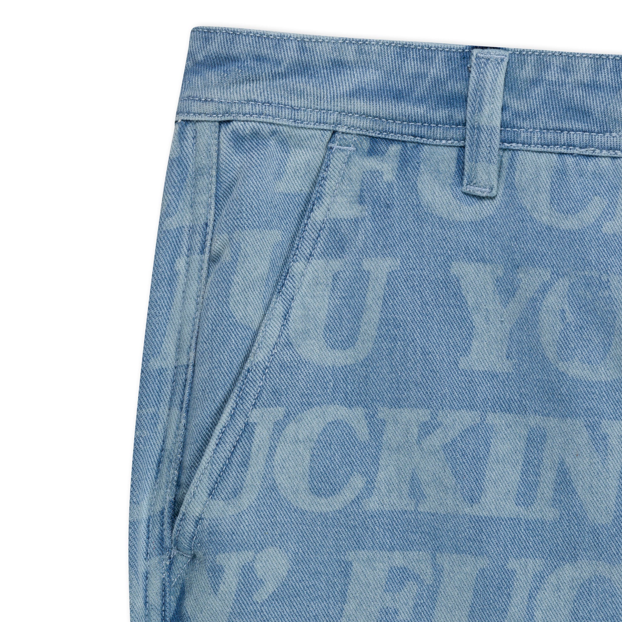 RIPNDIP F.U.F.F. Washed Denim Pants (Light Washed Denim)