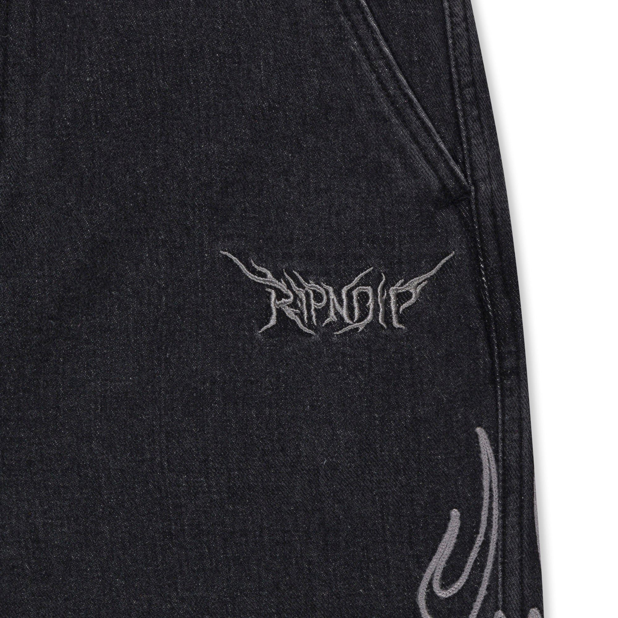 RIPNDIP Volt Denim Pants (Black)