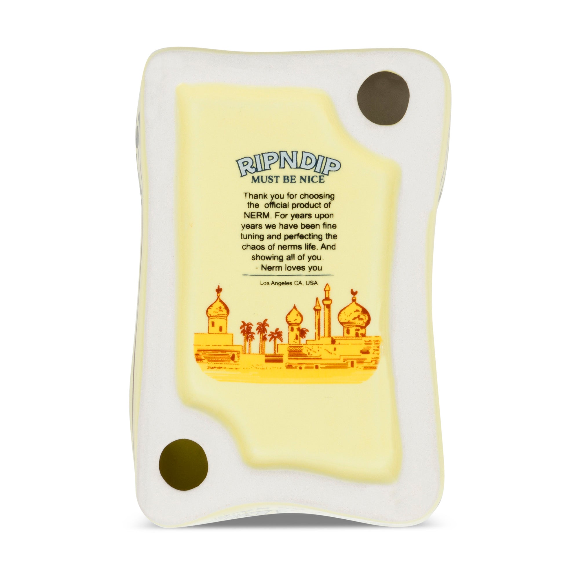 RIPNDIP Barnum Ceramic Ash Tray  (Yellow)