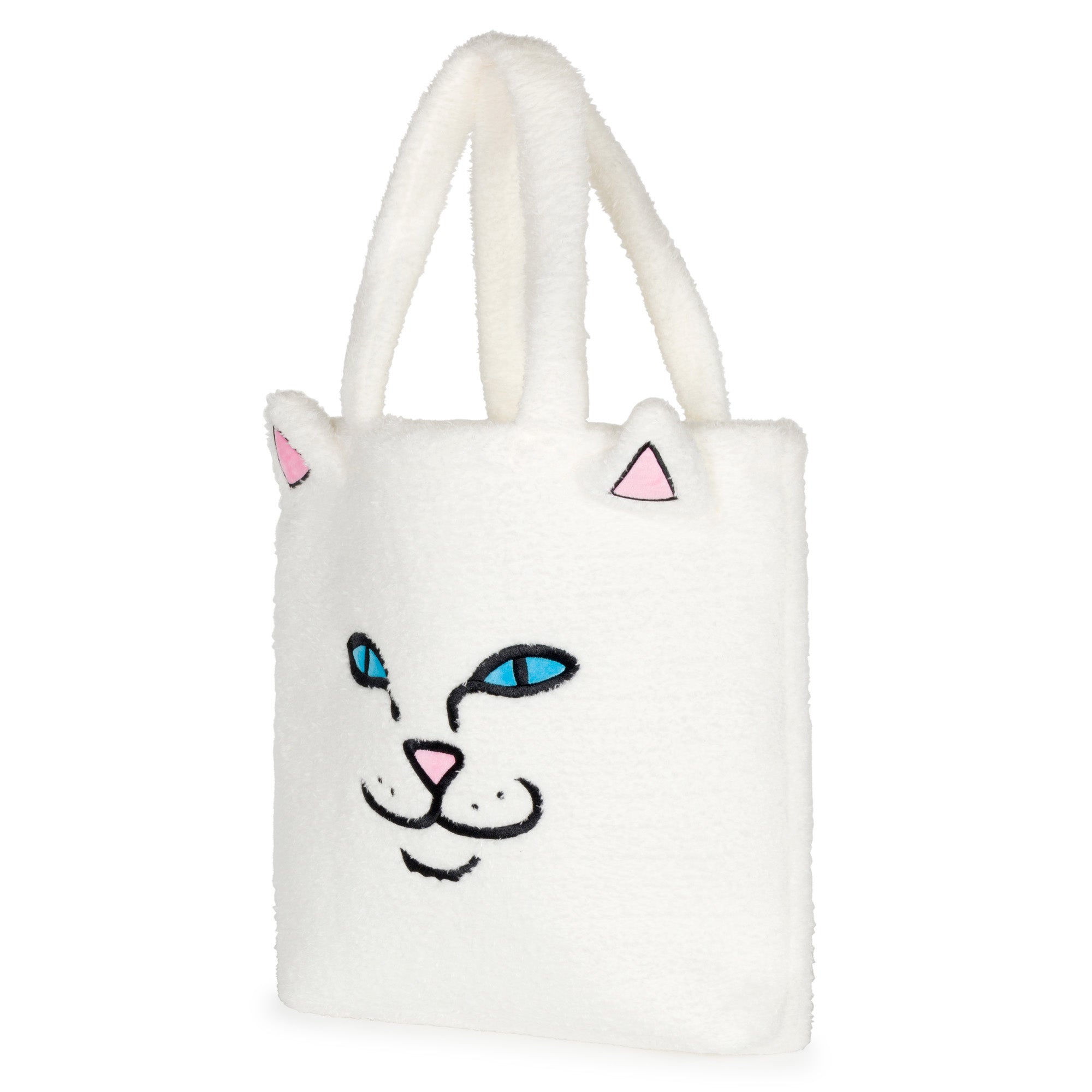 RIPNDIP Lord Nermal Fluffy Tote  (White)