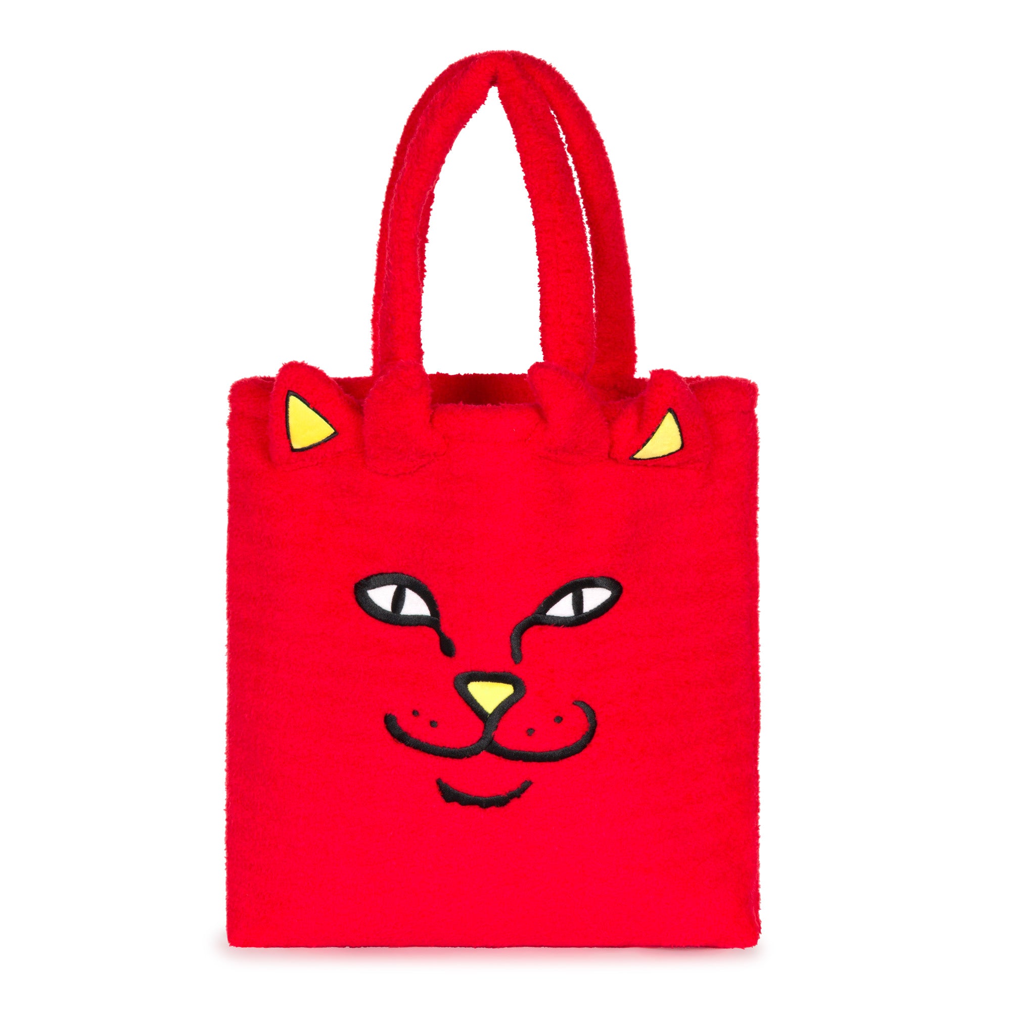 RIPNDIP Lord Devil Fluffy Tote  (Red)