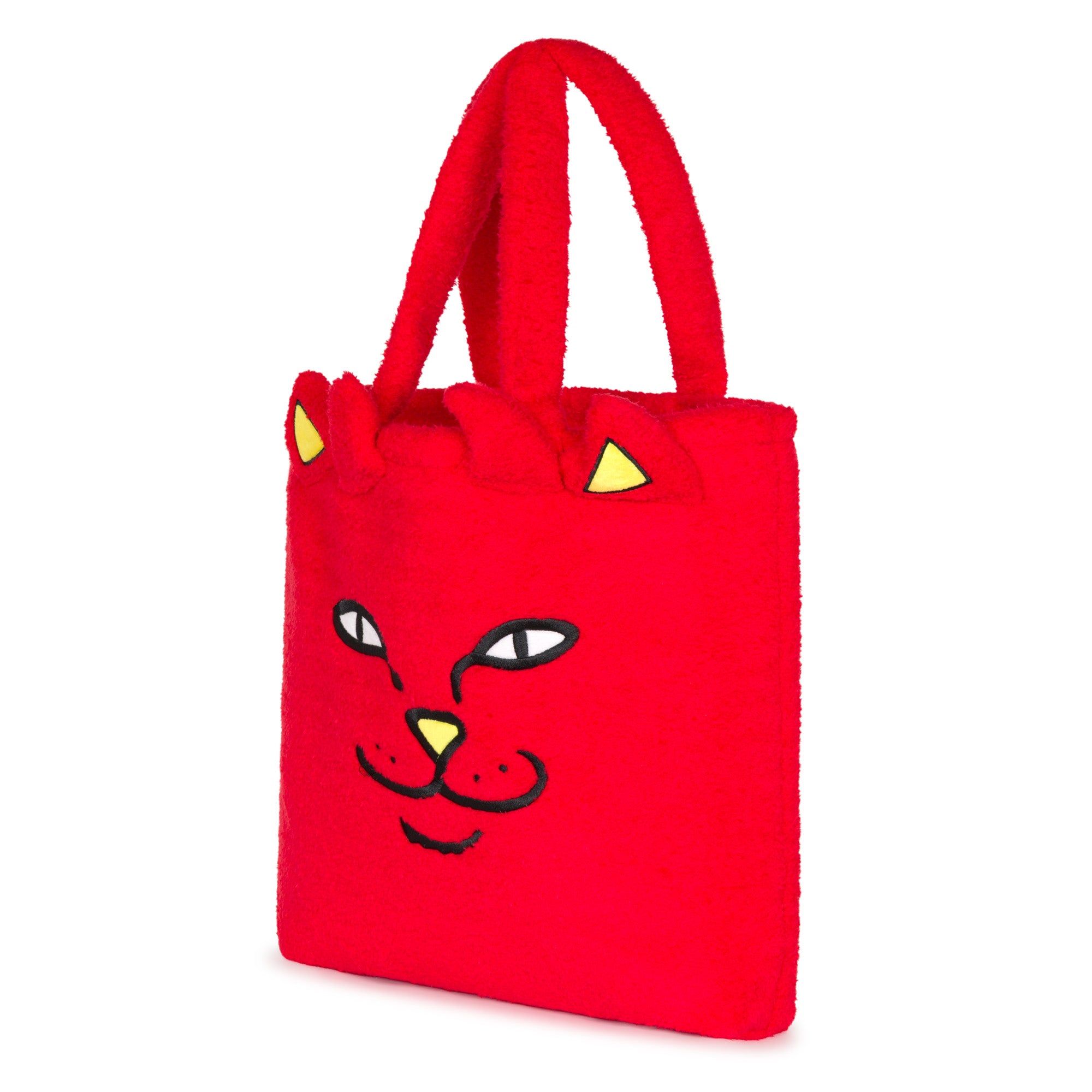 RIPNDIP Lord Devil Fluffy Tote  (Red)