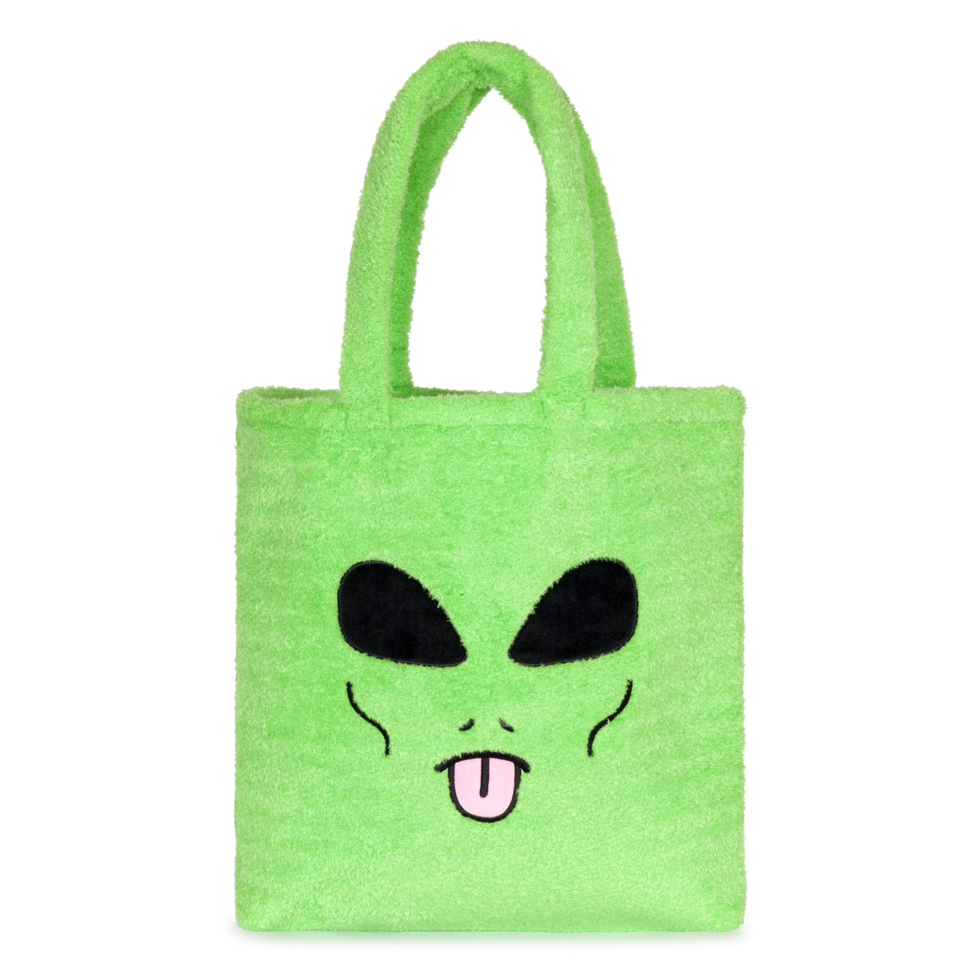 RIPNDIP Lord Alien Fluffy Tote  (Green)