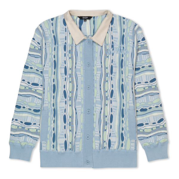 Corded Button Up Jacket (Light Blue) – RIPNDIP