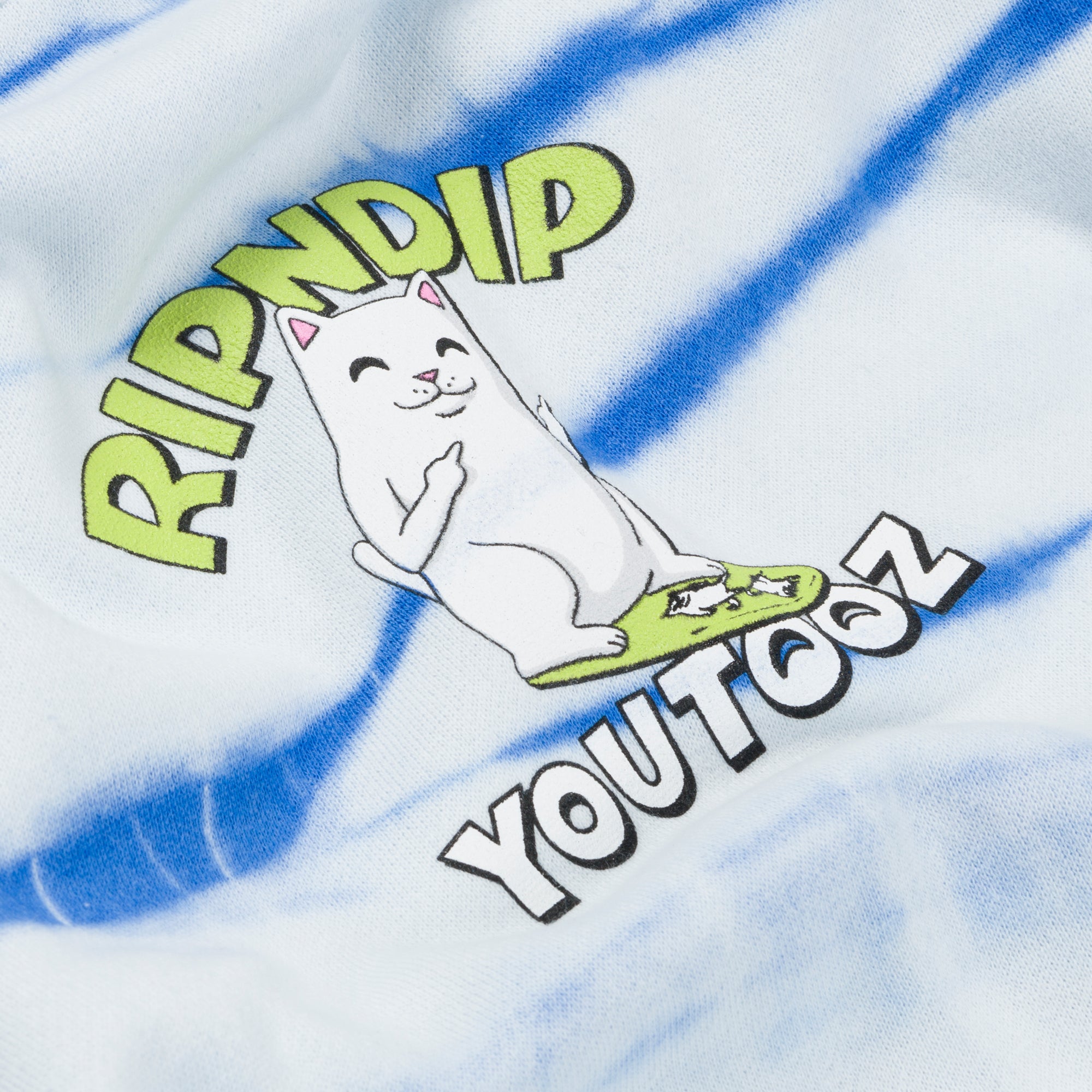 RIPNDIP YouTooz Surfer Hoodie (Blue Stripe Dye)