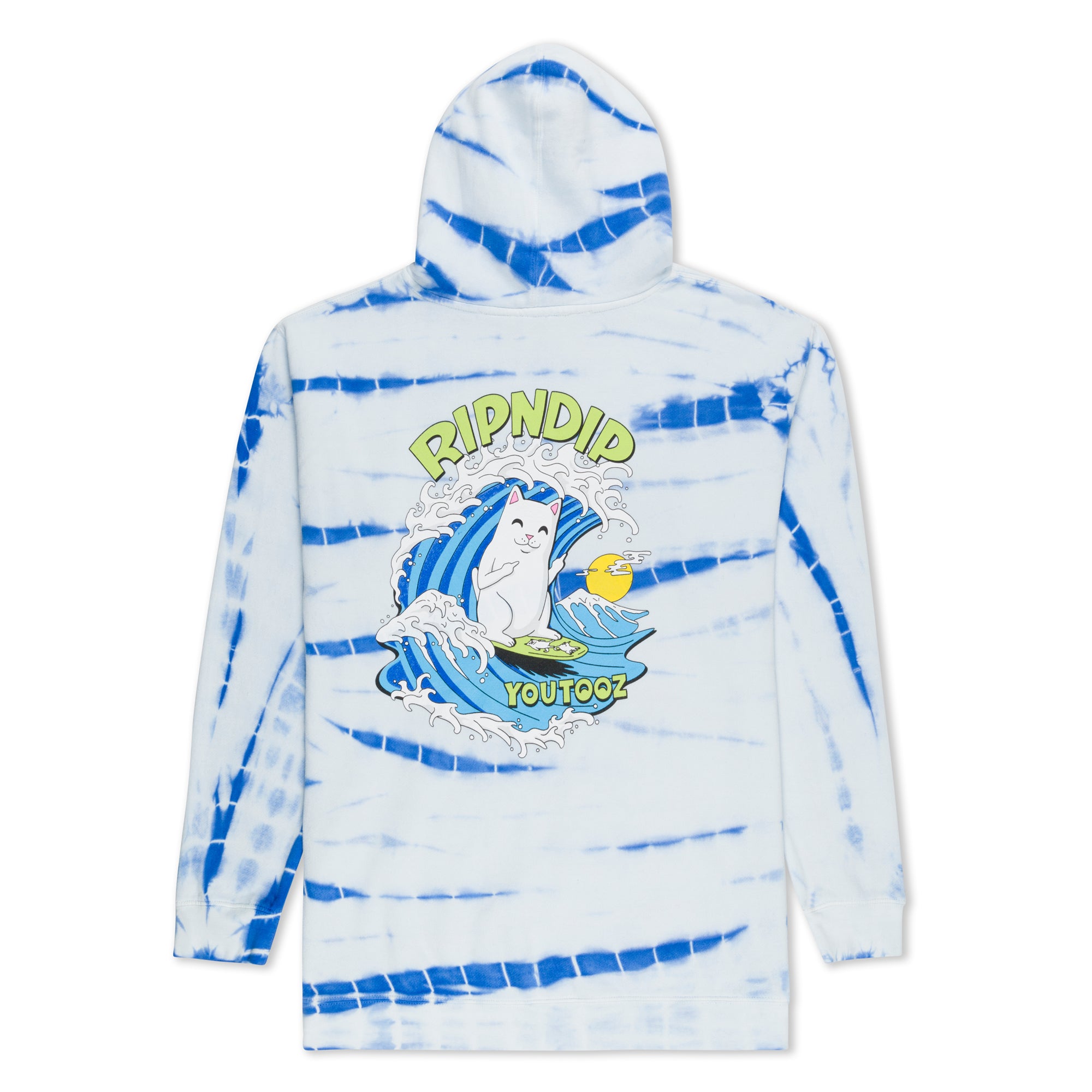 RIPNDIP YouTooz Surfer Hoodie (Blue Stripe Dye)