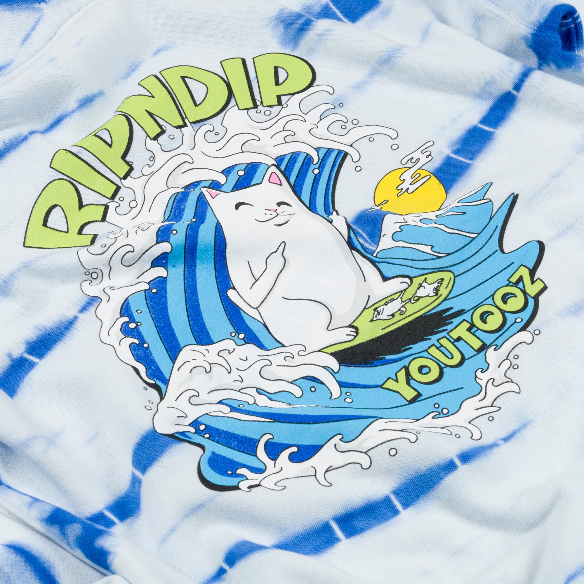 RIPNDIP YouTooz Surfer Hoodie (Blue Stripe Dye)