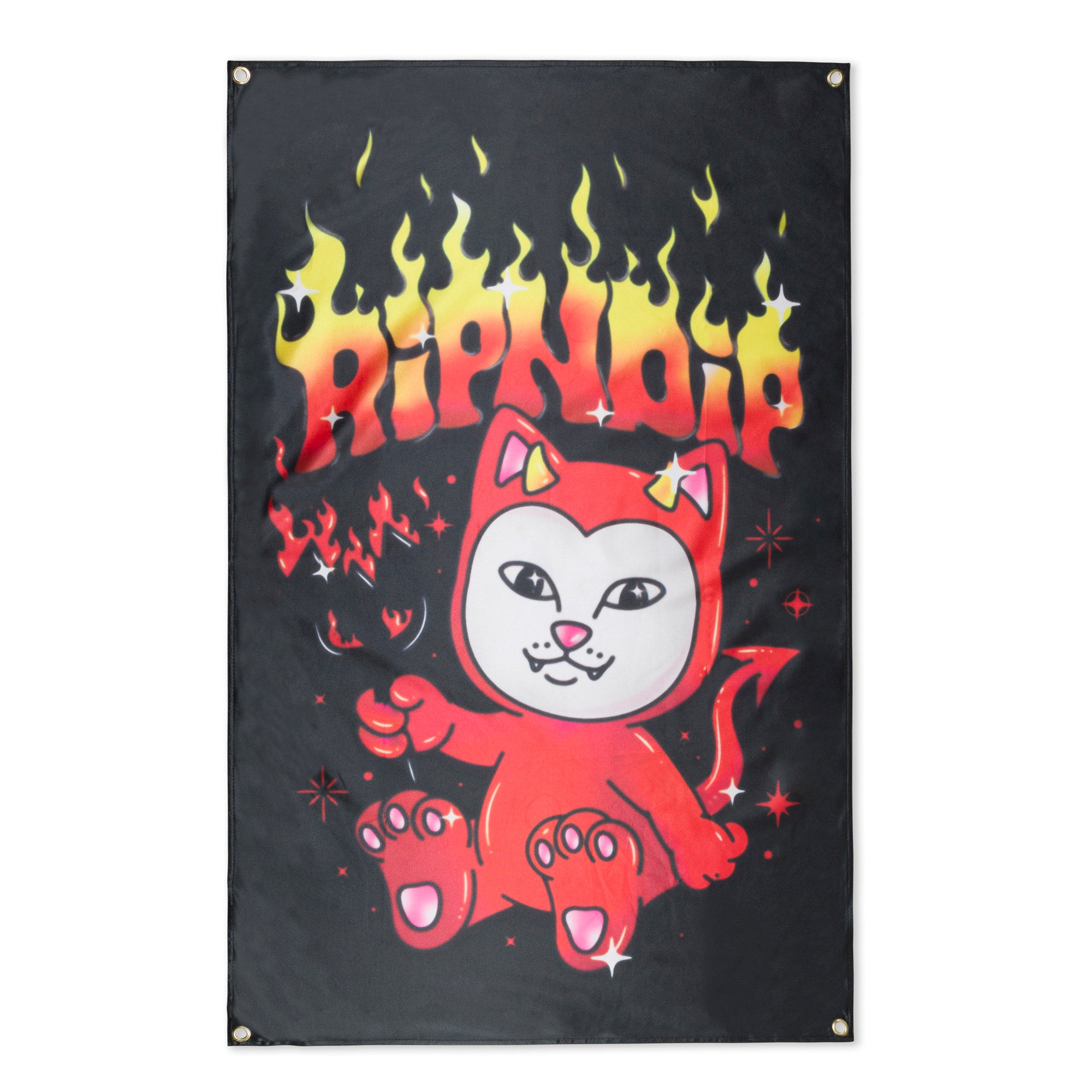 RIPNDIP Scary Cute Wall Banner (Black)