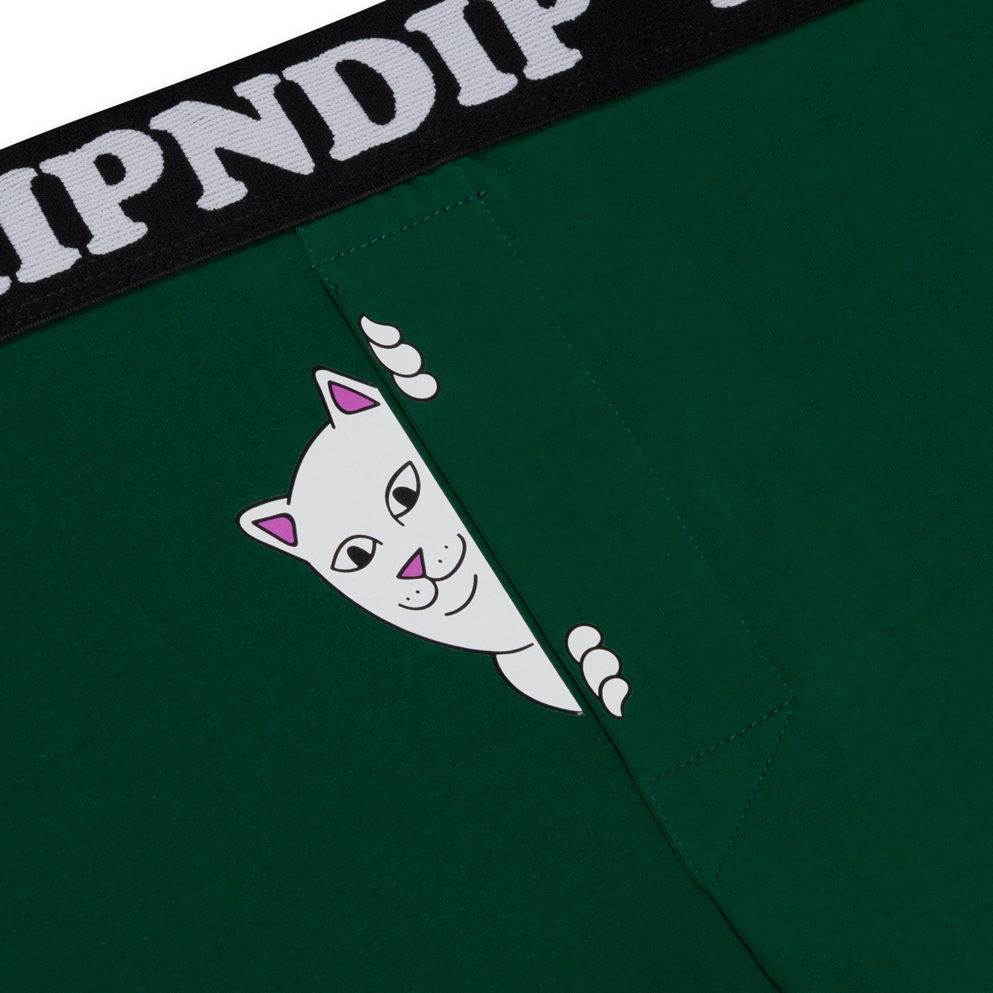 RIPNDIP Peek A Nermal Boxers (Dark Forest)