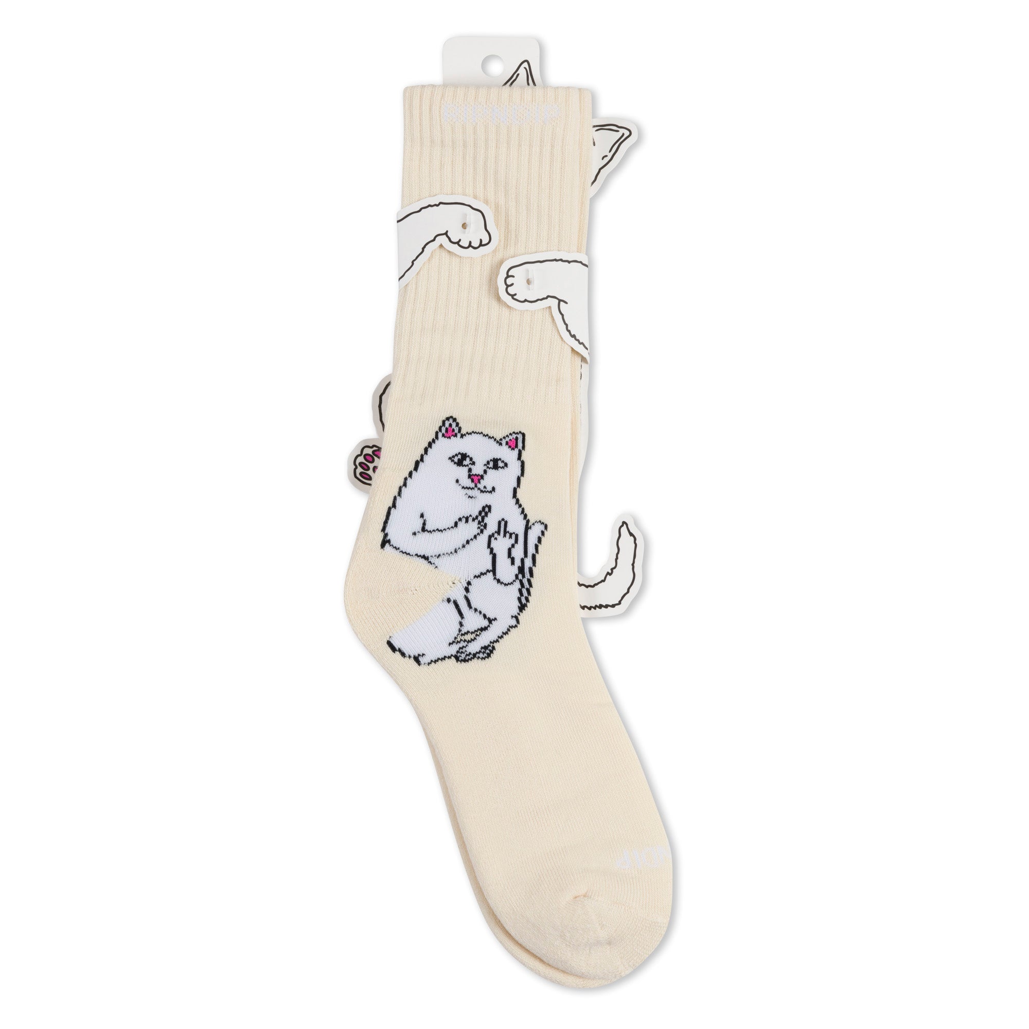 387810 Lord Nermal Socks (Off White)