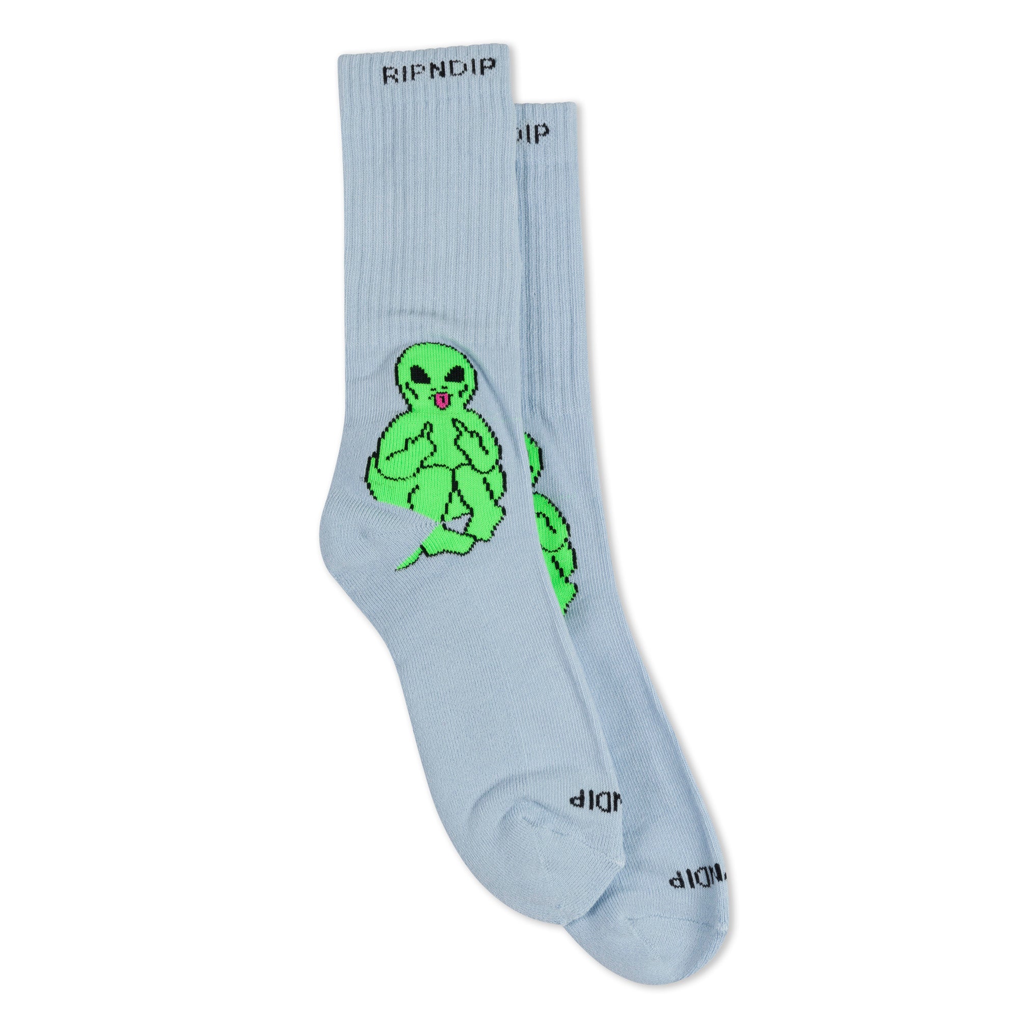 RIPNDIP Lord Alien Socks (Light Slate)