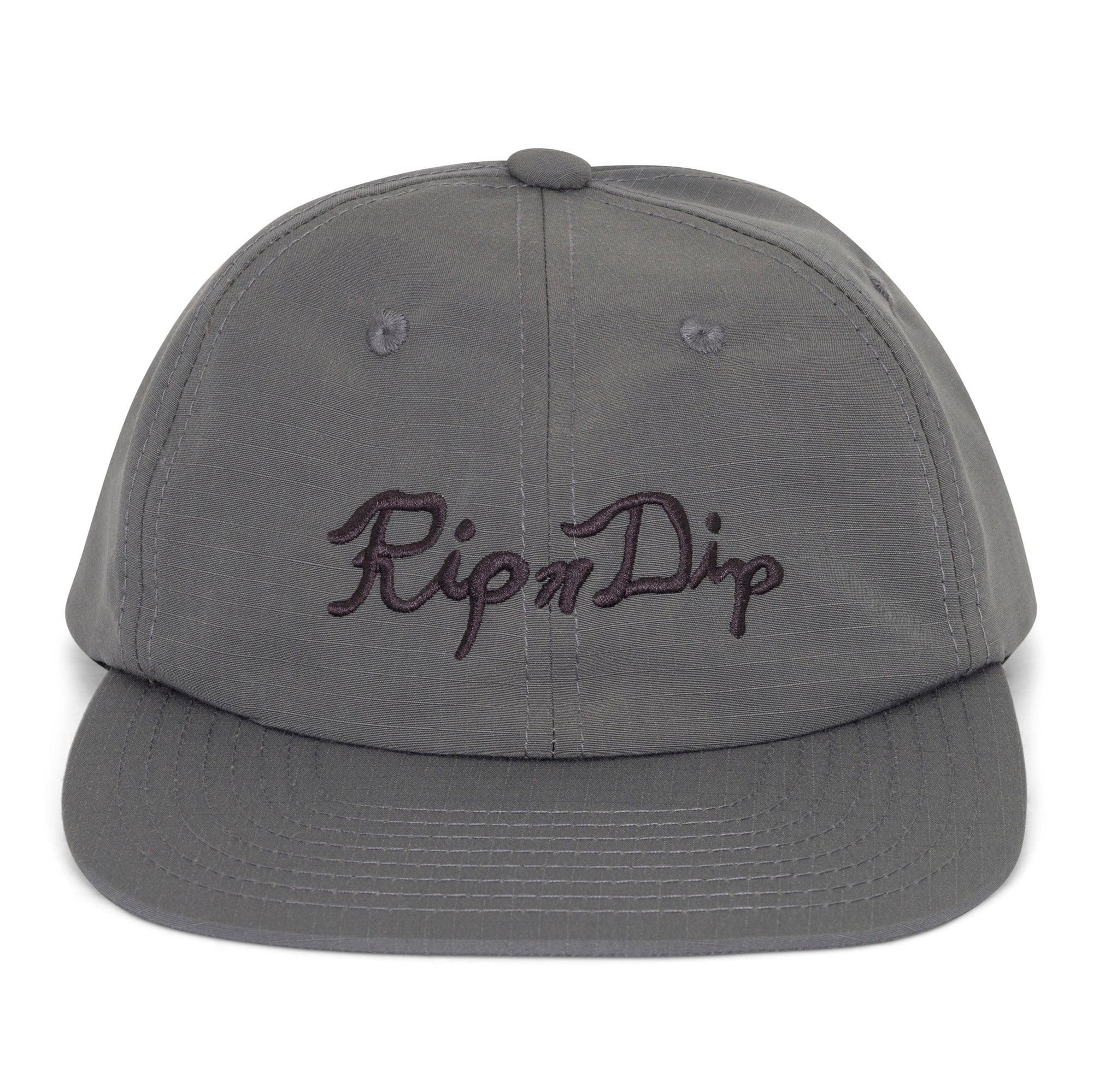 RIPNDIP Script Snapback (Charcoal)