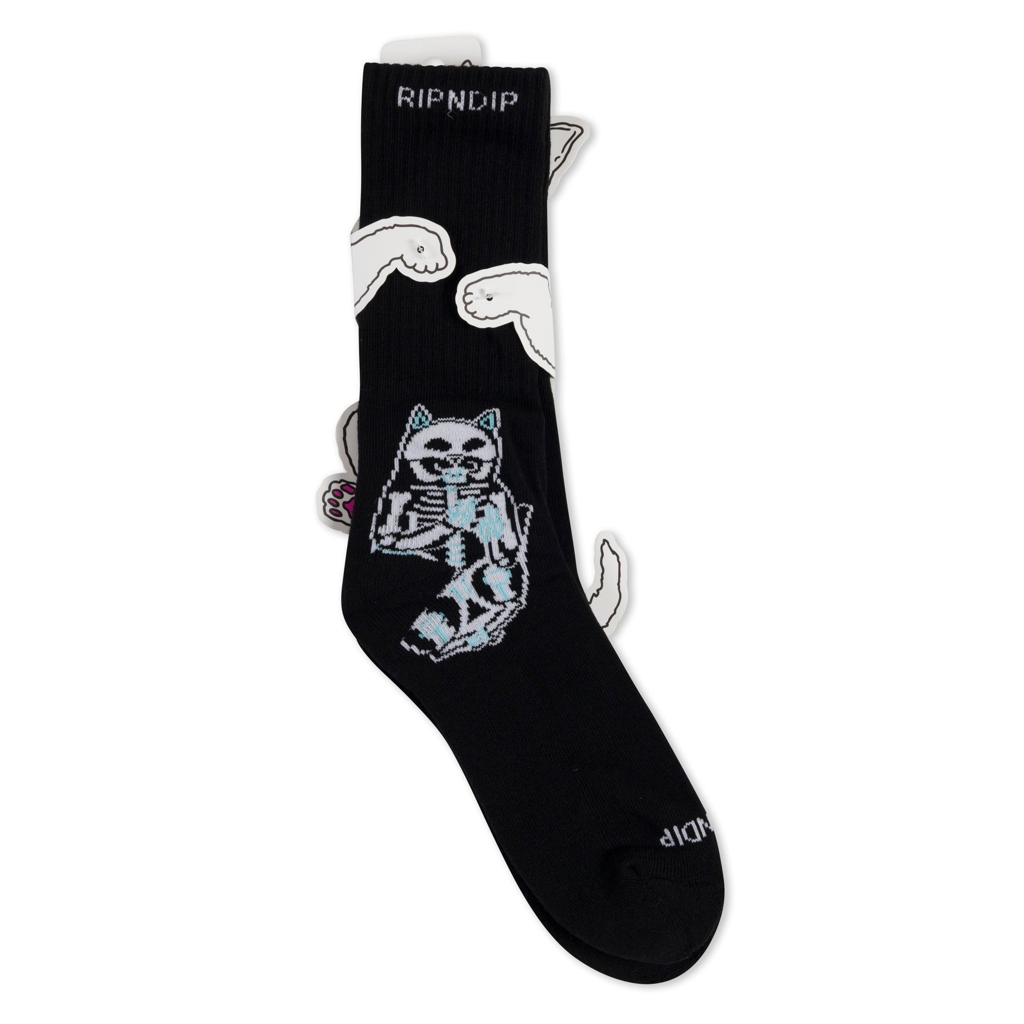 RIPNDIP Lord Skelly Socks (Black)