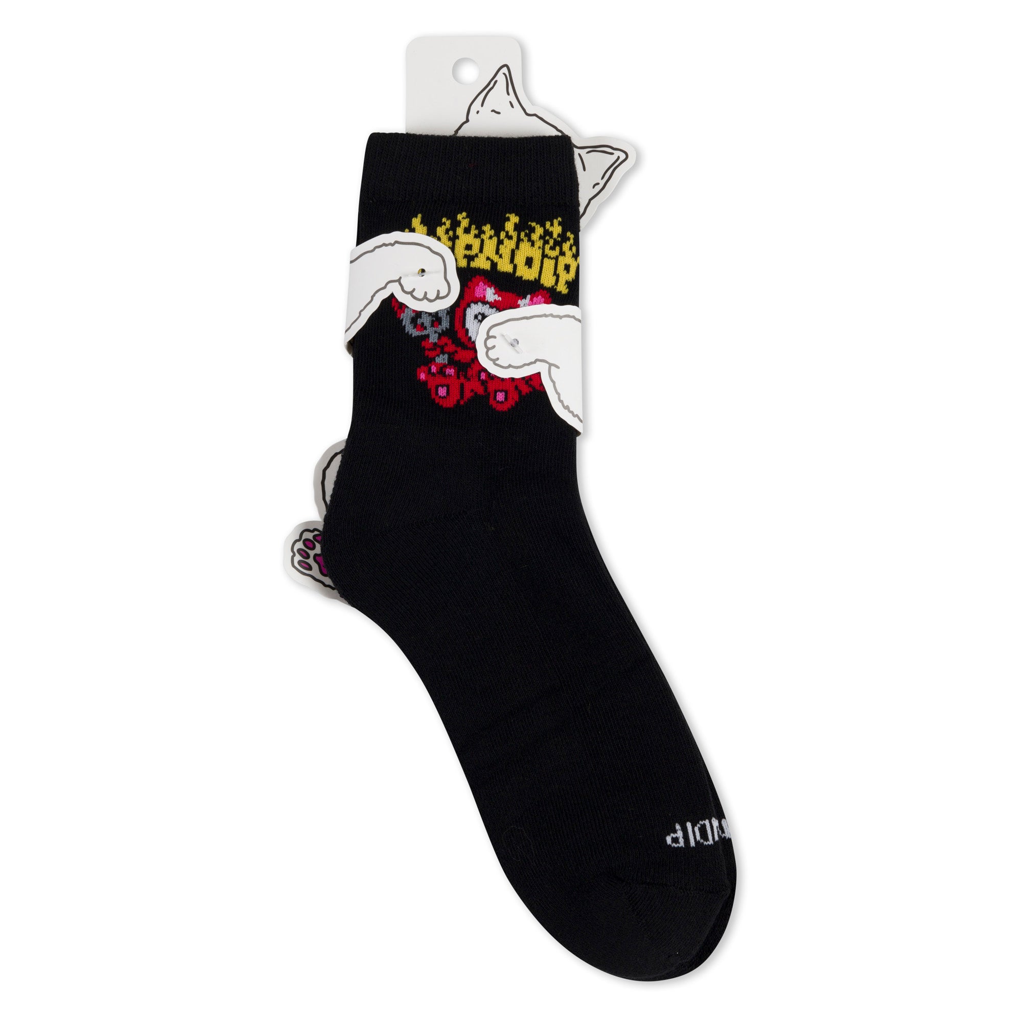 RIPNDIP Scary Cute Mid Socks (Black)