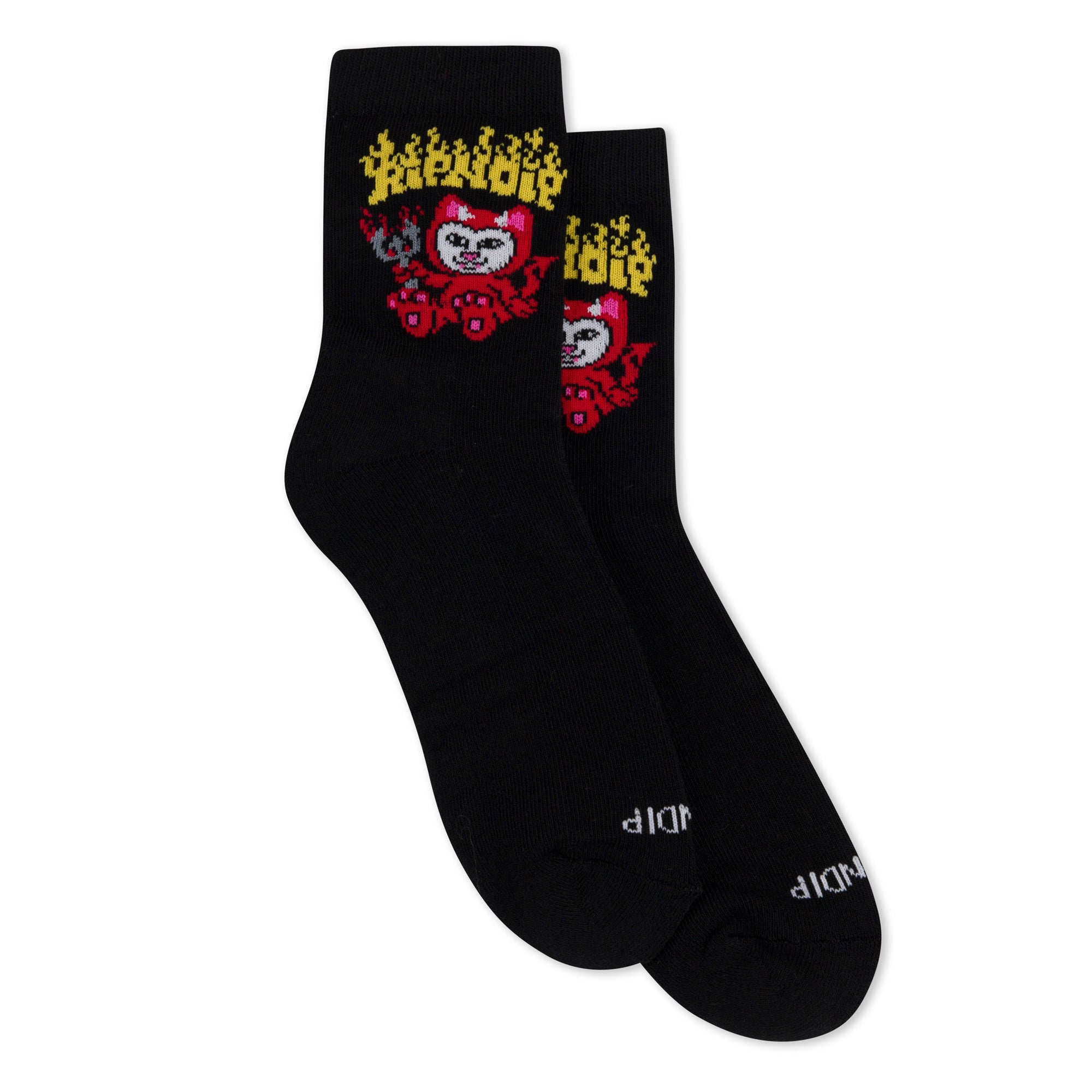 RIPNDIP Scary Cute Mid Socks (Black)