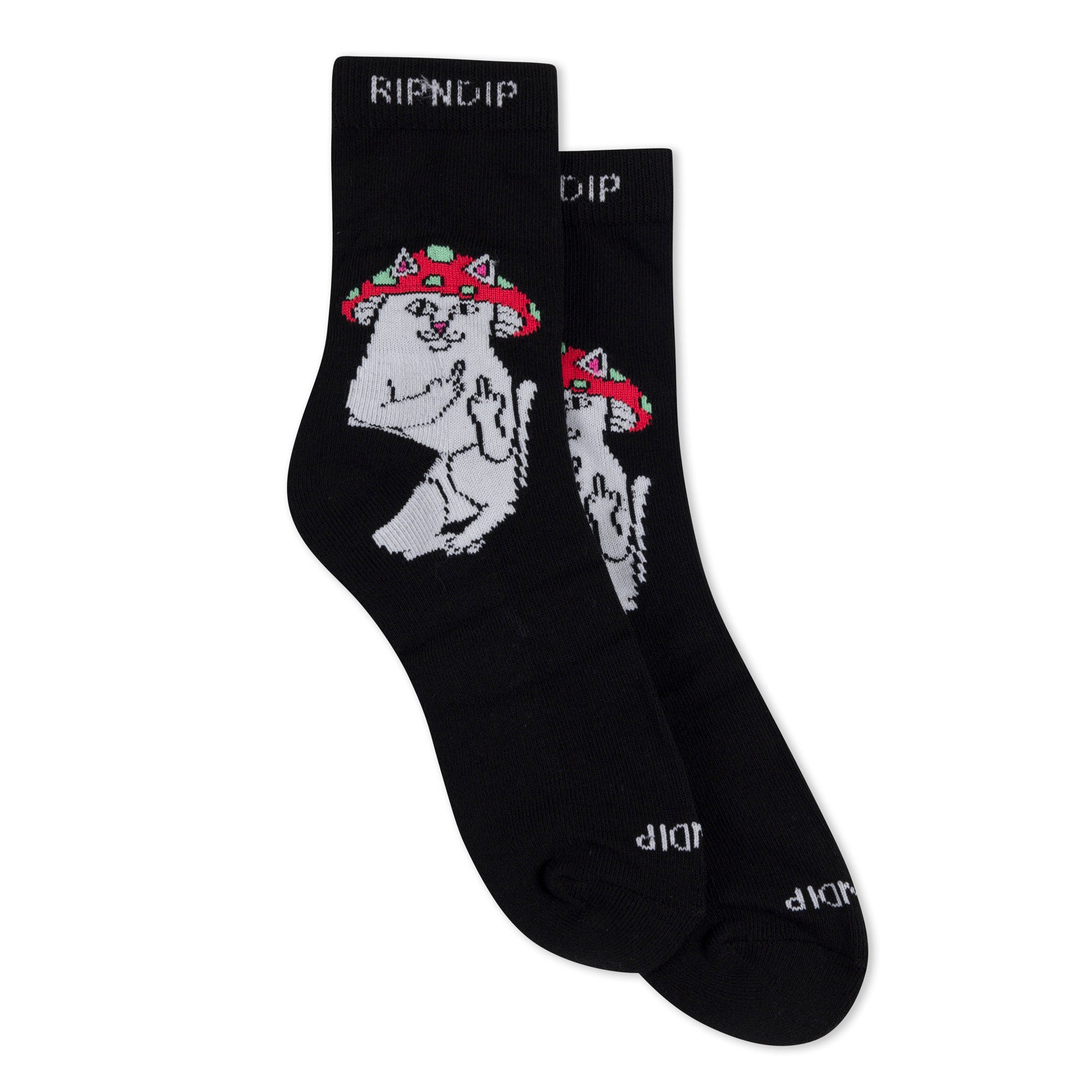 RIPNDIP Lord Shroomy Mid Socks (Black)