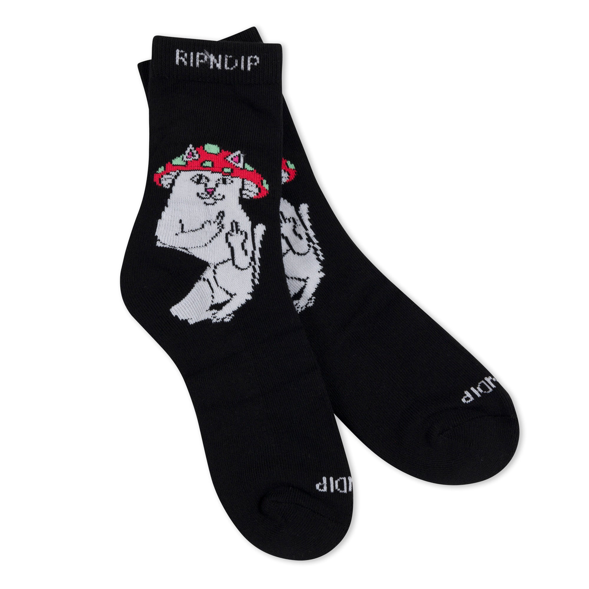 RIPNDIP Lord Shroomy Mid Socks (Black)