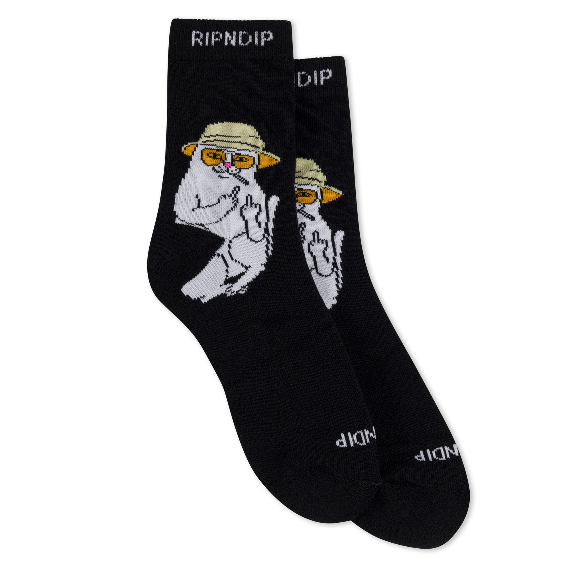 RIPNDIP Nermal S Thompson Mid Socks (Black)