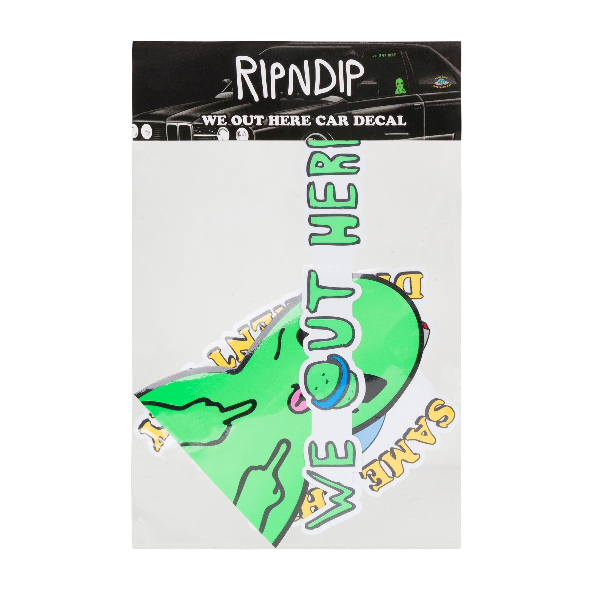 RIPNDIP We Out Here Car Sticker Pack (Multi)