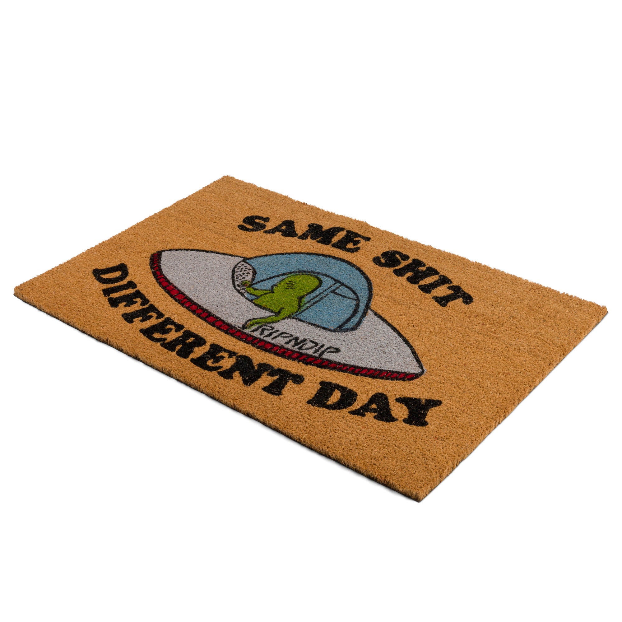 RIPNDIP Same Shit Different Day Door Mat (Brown)