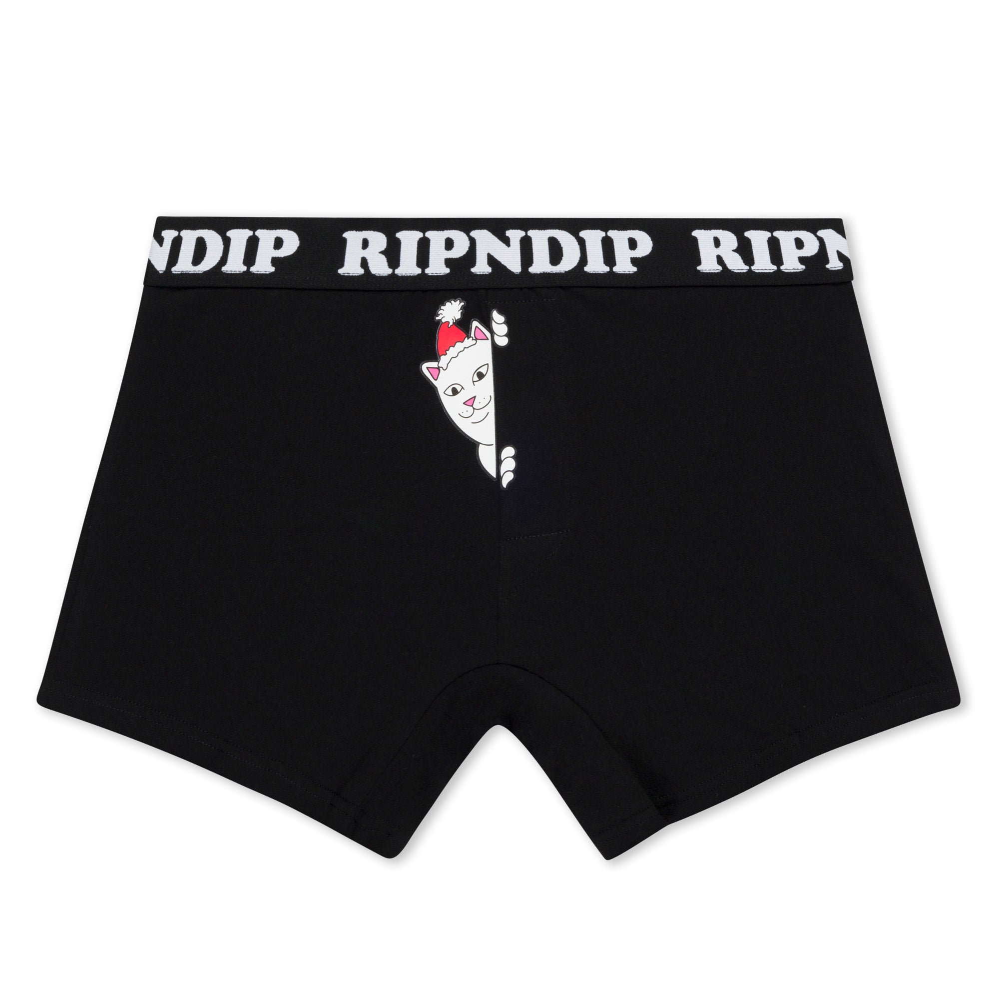 RIPNDIP Peeking Santa Nerm Boxers (Black)