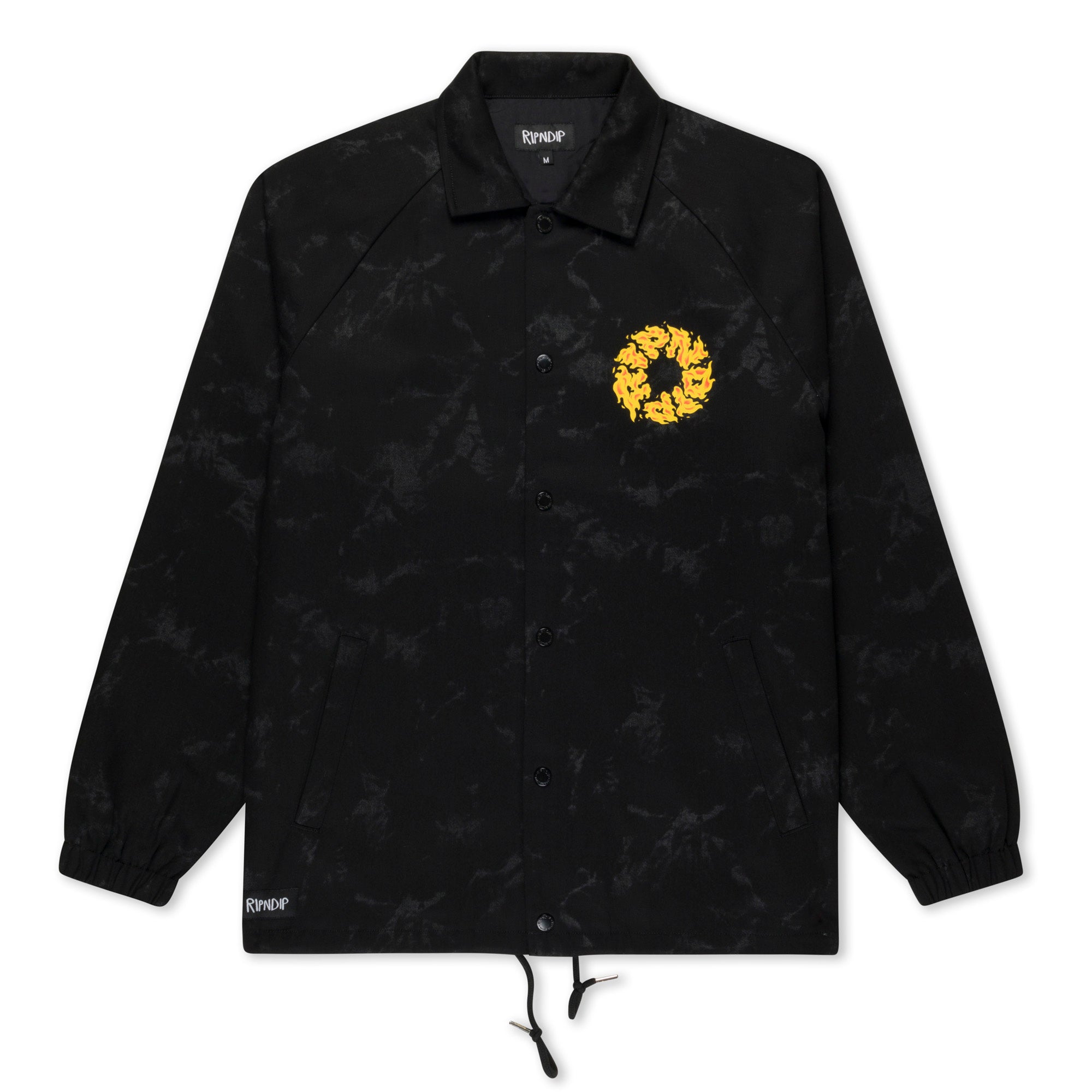 RIPNDIP Burn In Heck Coaches Jacket (Black)