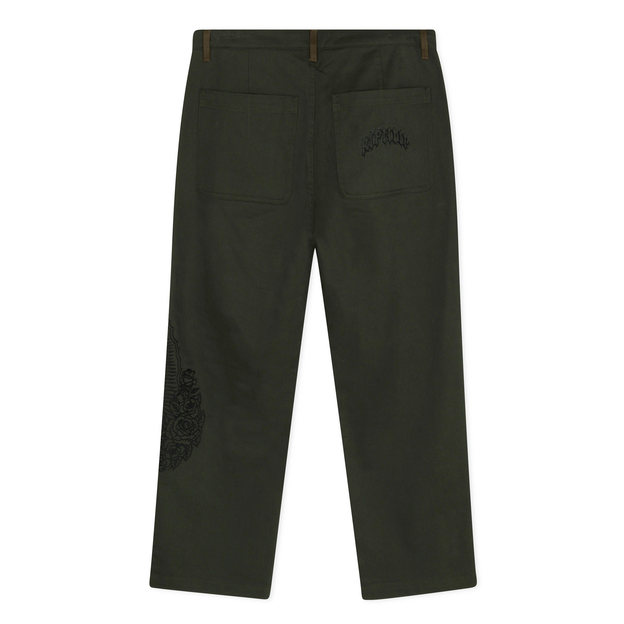 RIPNDIP Mother Nerm Twill Pants (Dark Olive)