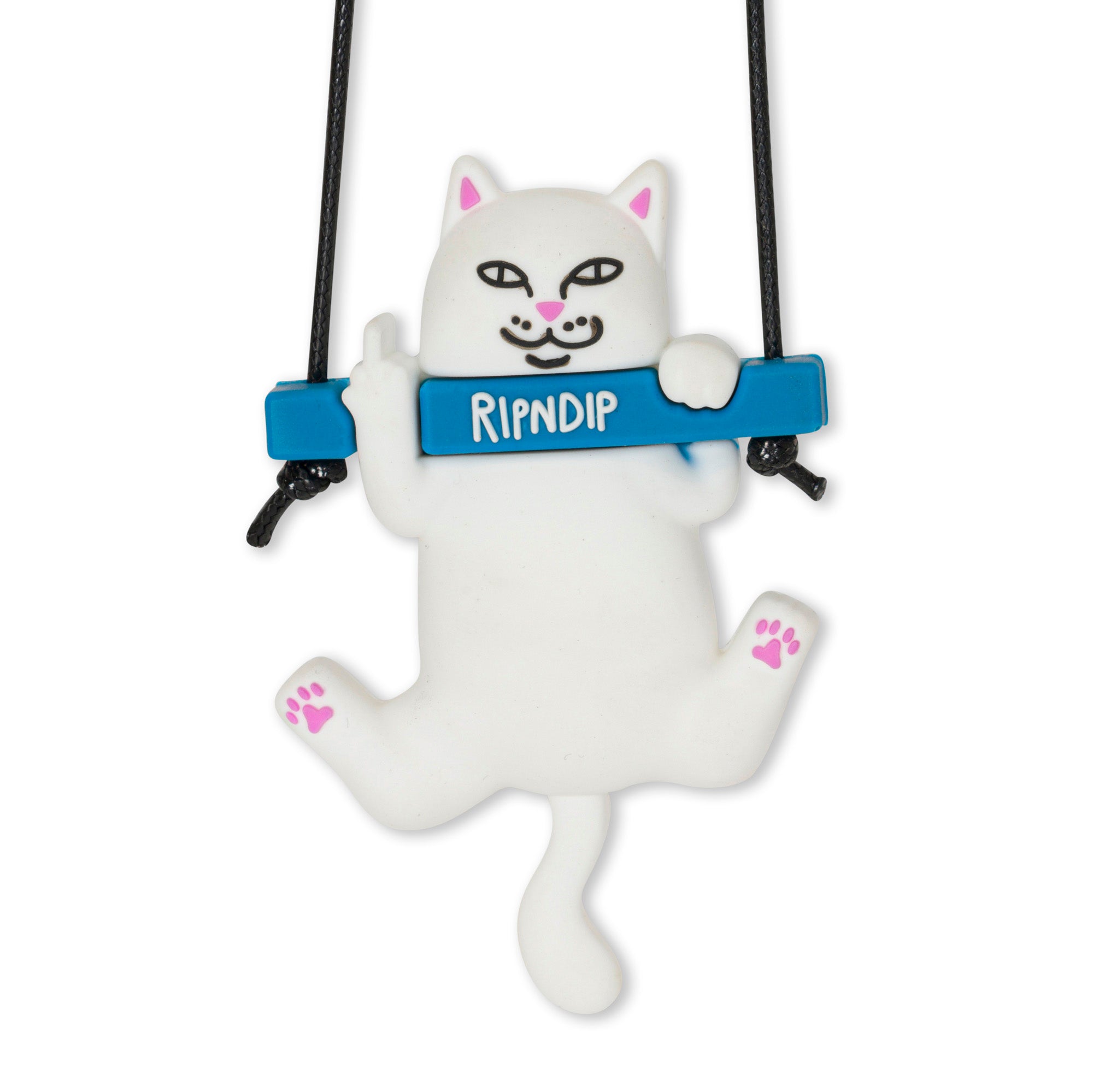 RIPNDIP Lord Nermal Car Ornament (White)