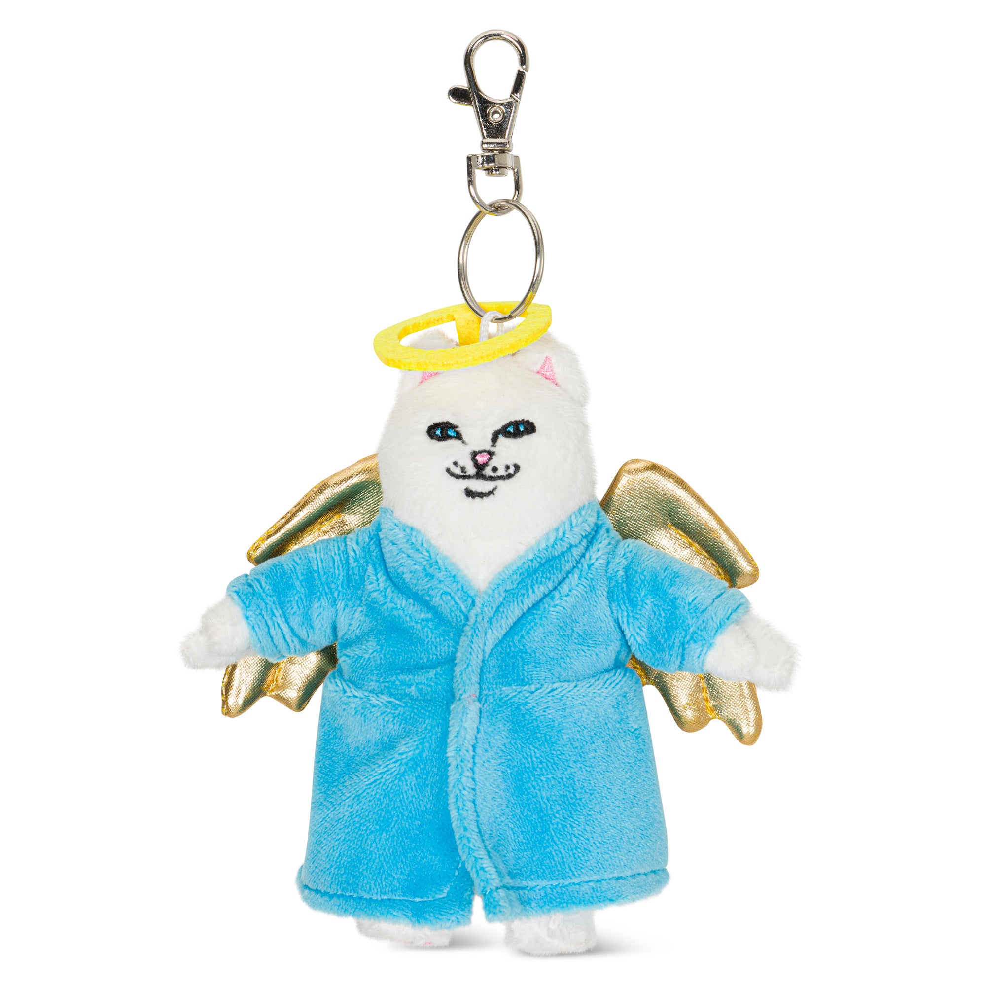 RIPNDIP Lord Angel Plush Key Chain (White)