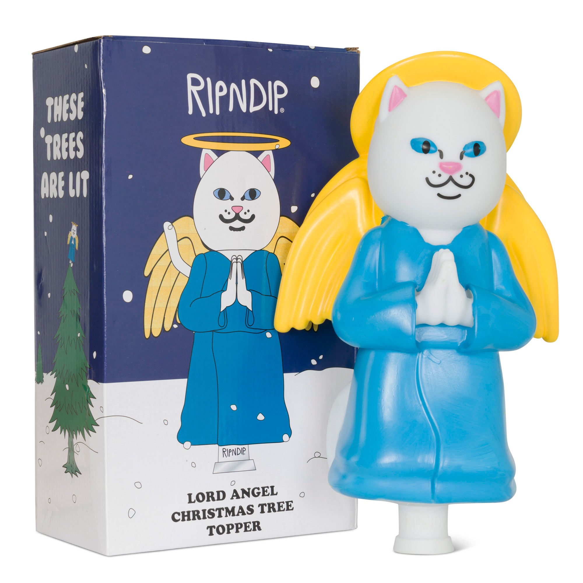 RIPNDIP Lord Angel Christmas Tree Topper (White)