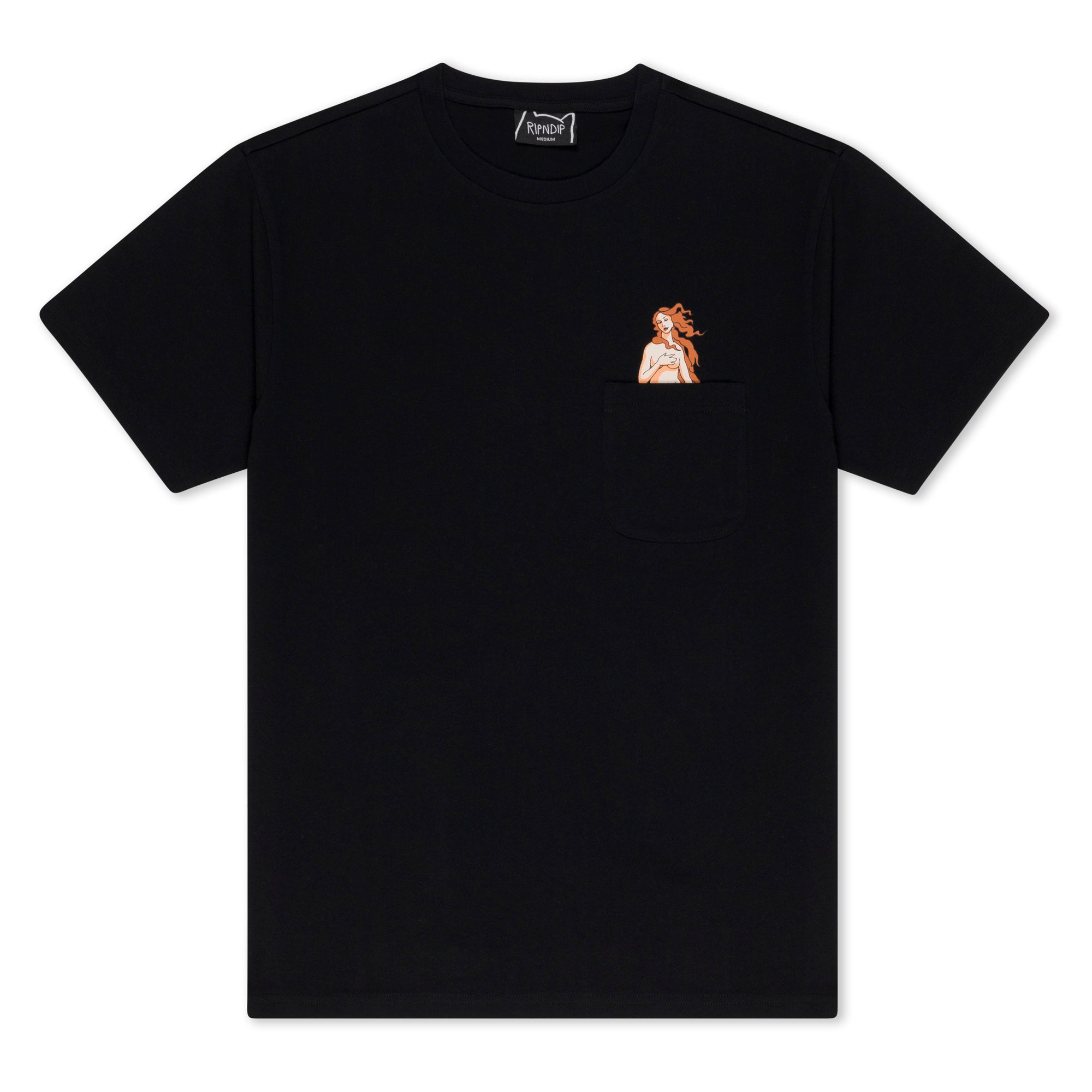 RIPNDIP Artemis Pocket Tee (Black) 7.5oz